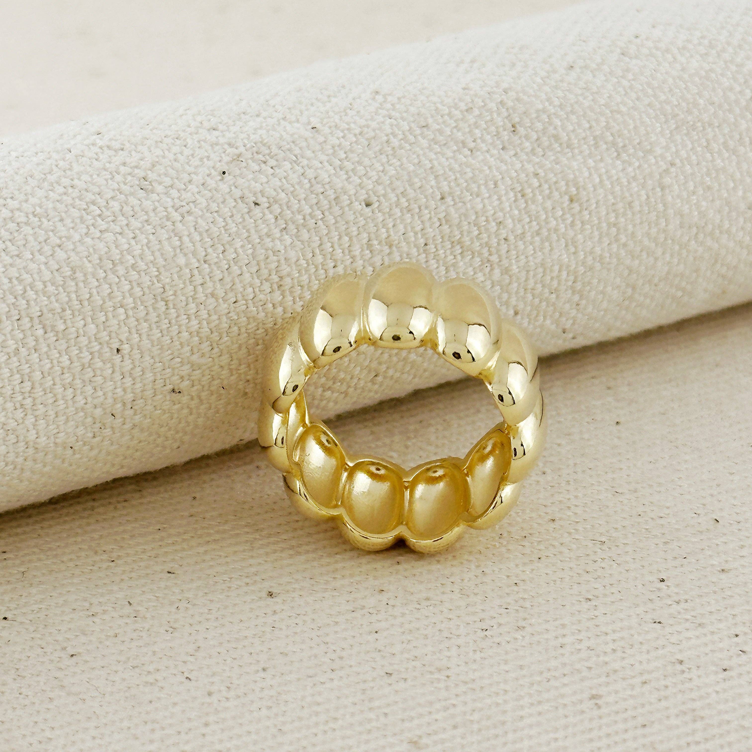 Size 6- Oversized Scalloped Ring, photo 6 of 8