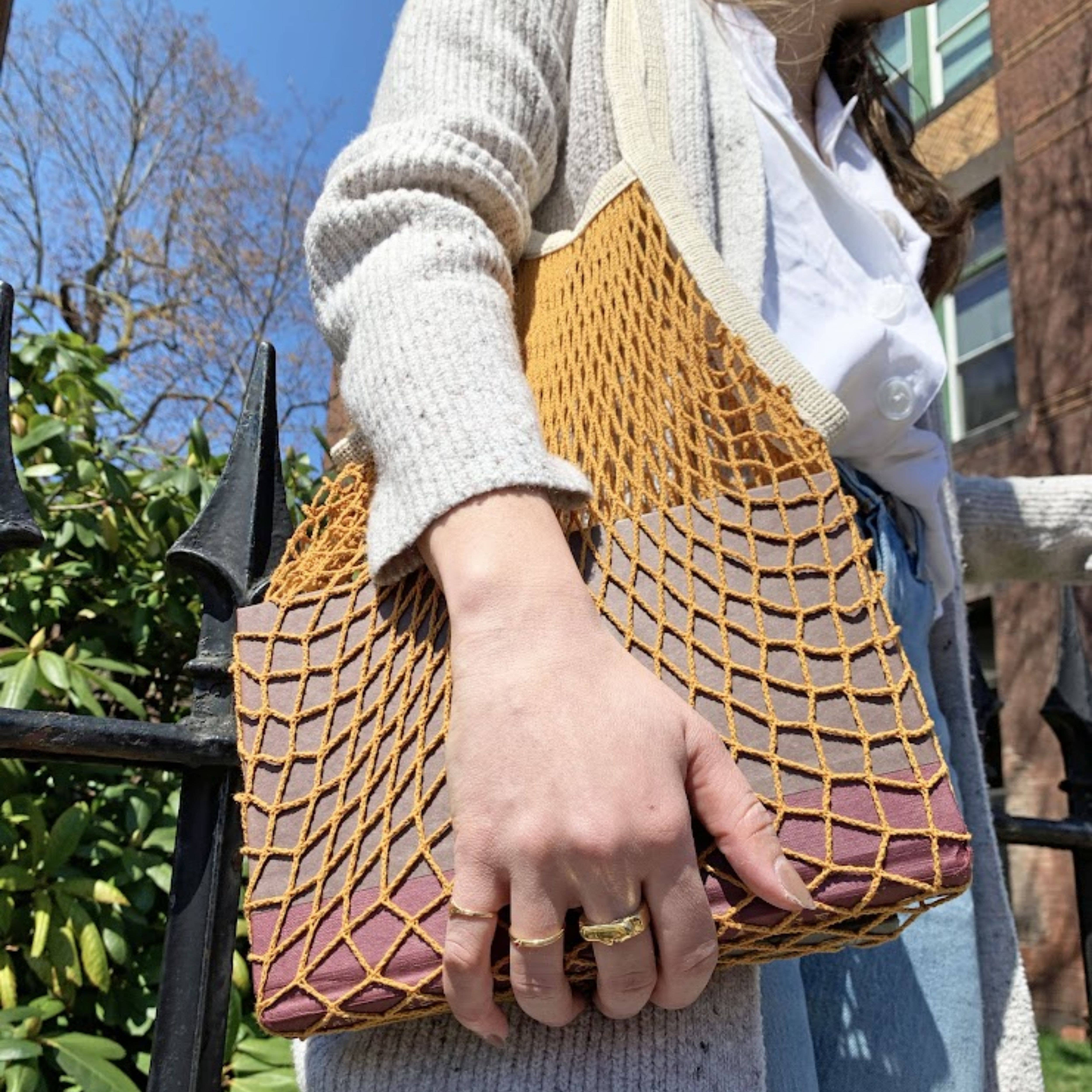 The french market bag no.2 in goldenrod: Goldenrod, photo 5 of 8