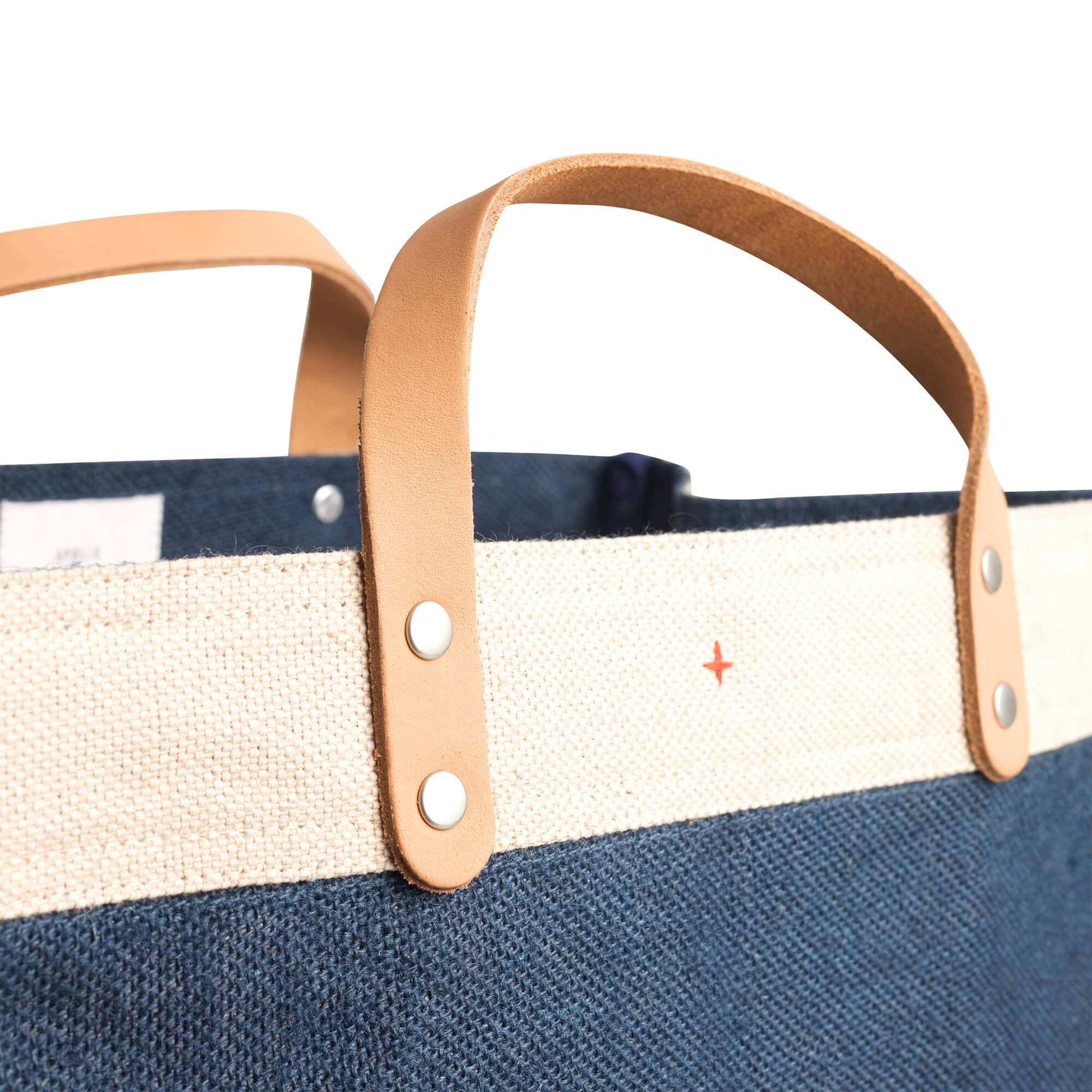 Customize Market Bag in Navy (003NV): Leave Blank, photo 4 of 8