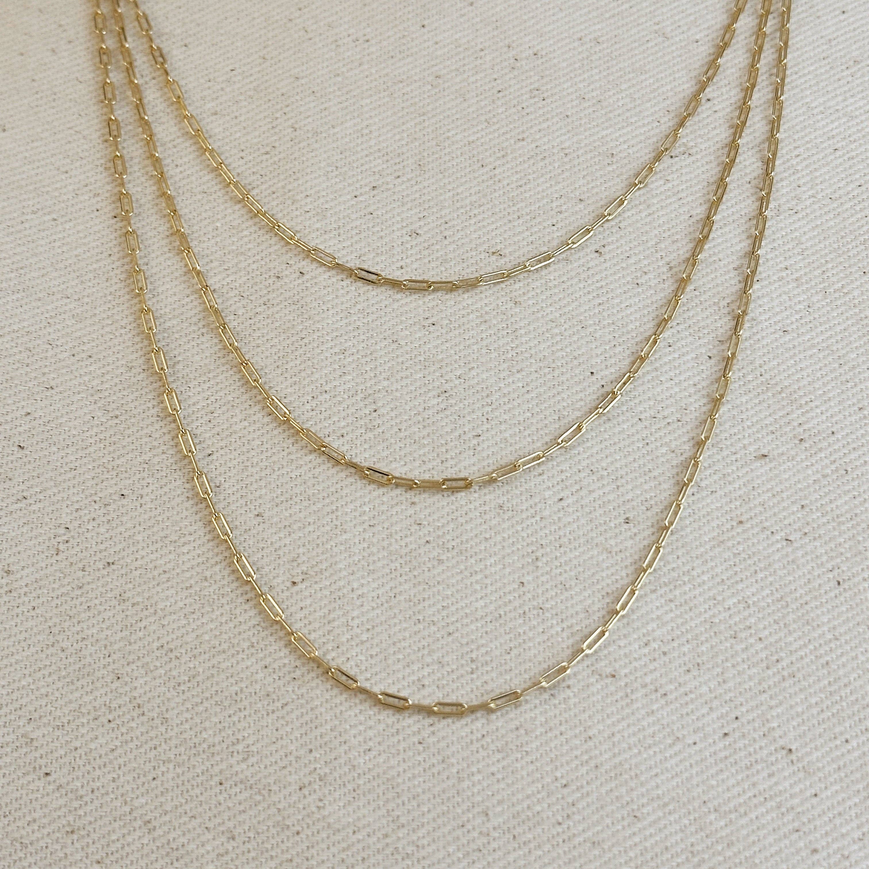 18”- Mini Paperclip Chain, photo 1 of 6