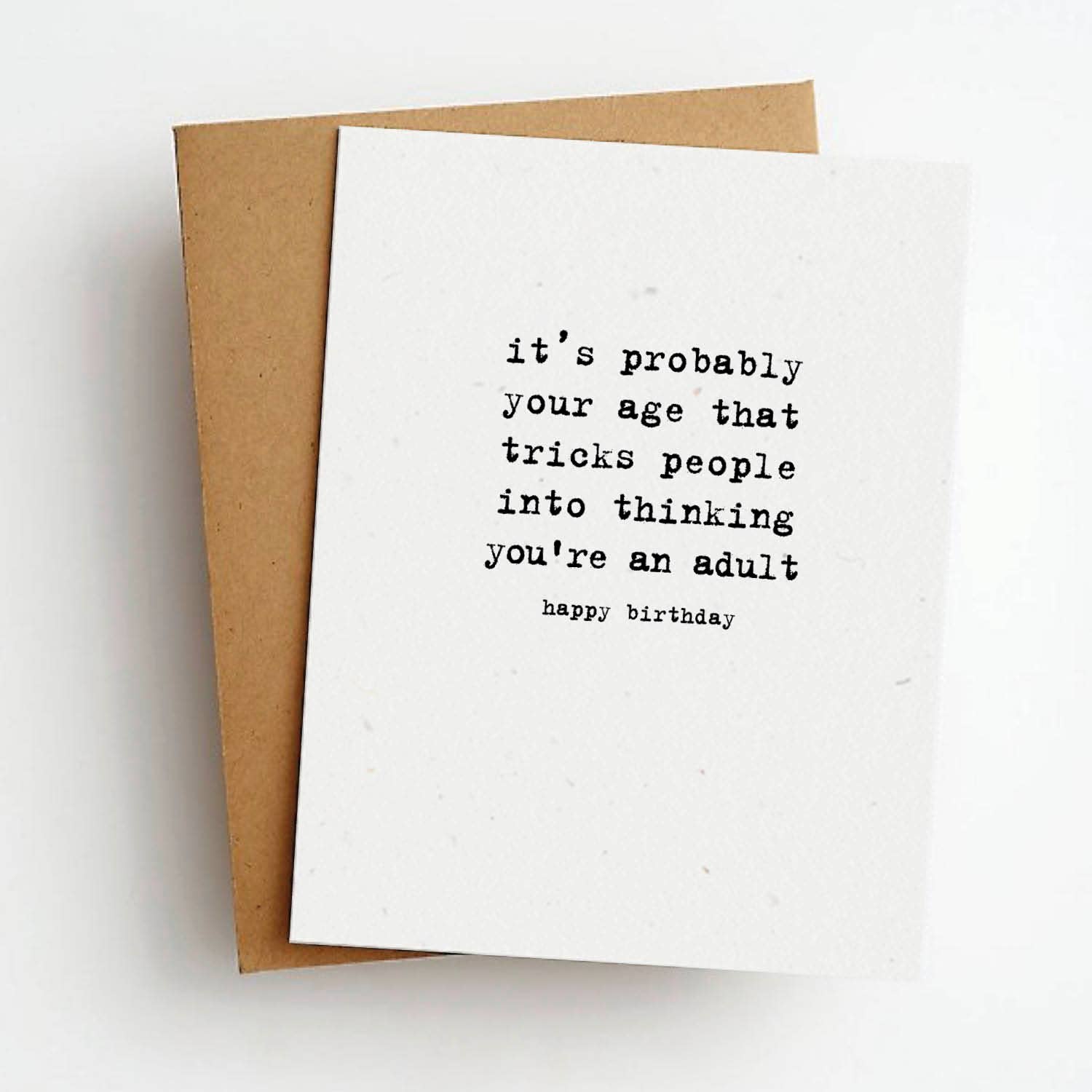 Tricks People Sarcastic Birthday Greeting Card