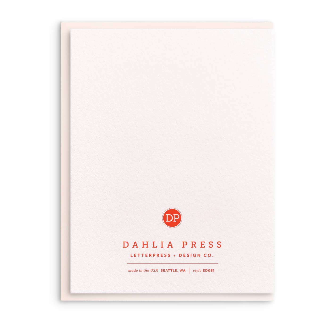 Effortlessly Chic, Letterpress Friendship Greeting Card, photo 2 of 4
