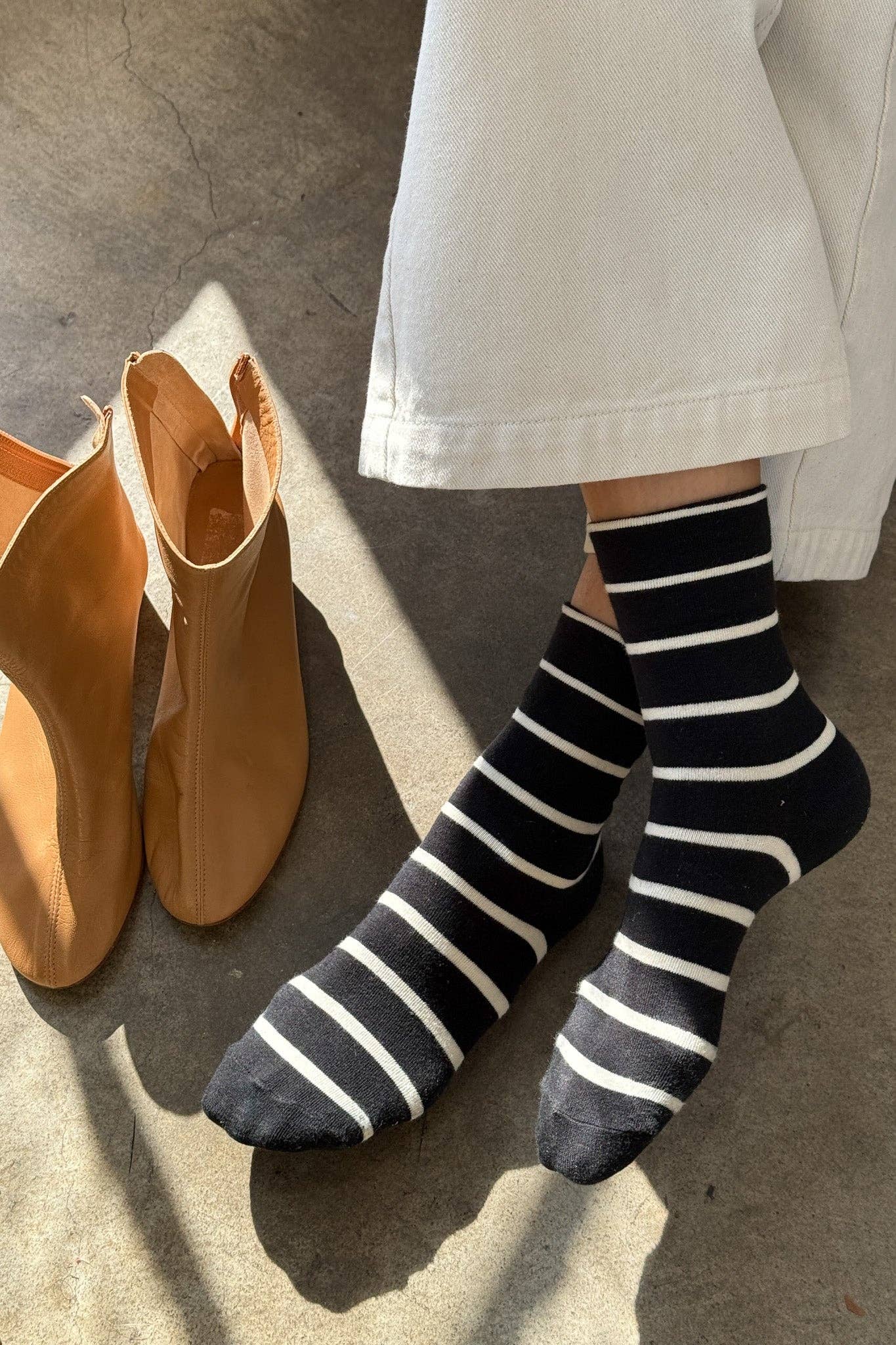 Wally Socks: BLACK, photo 2 of 4