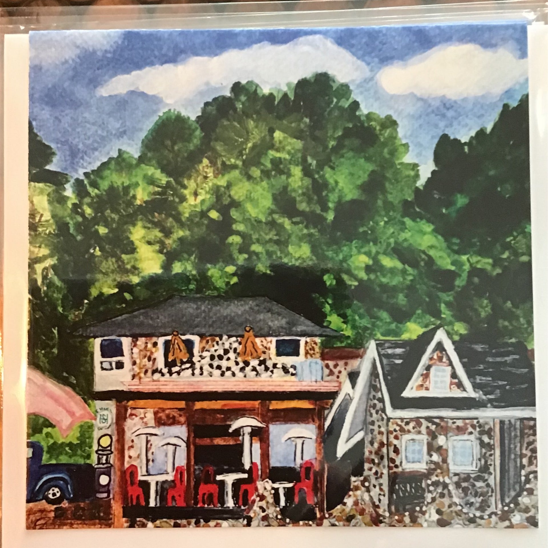 Stone house Cafe card