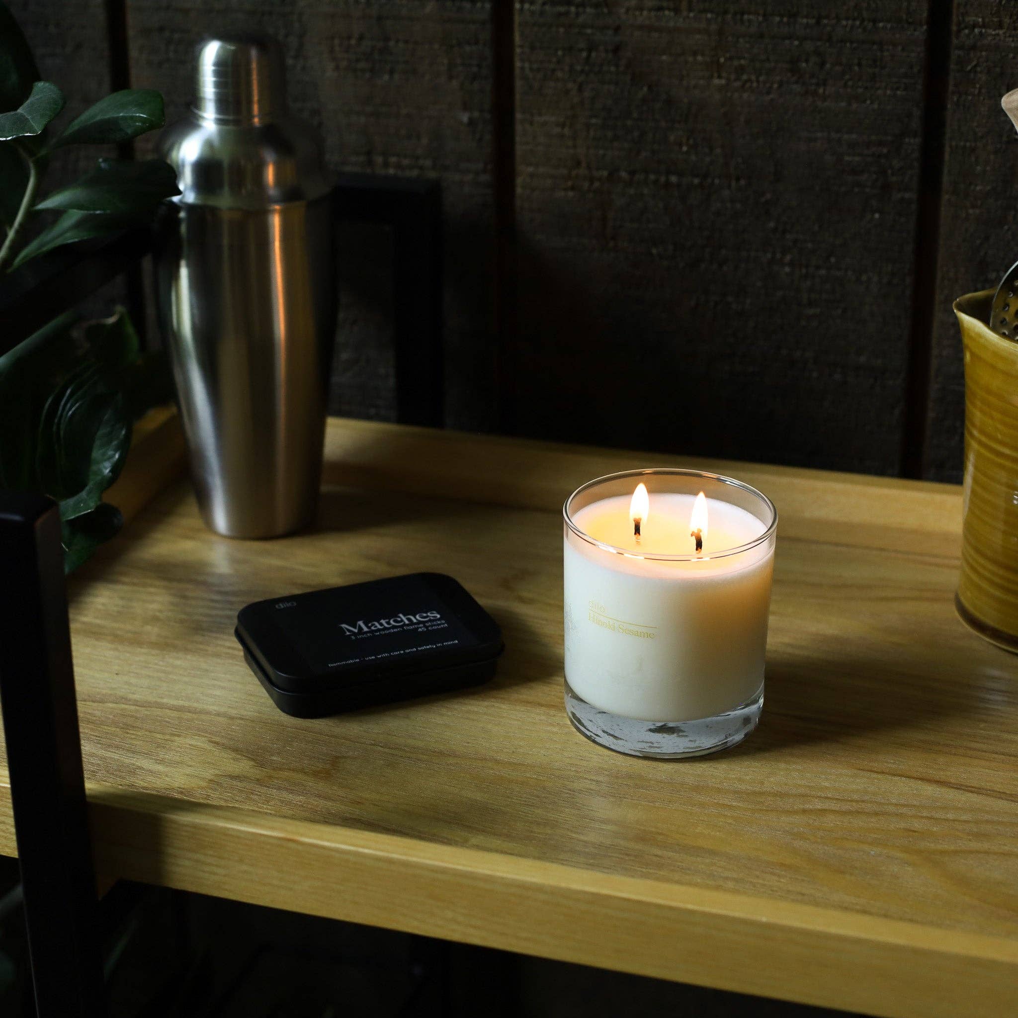 Hinoki Sesame Candle, photo 2 of 5