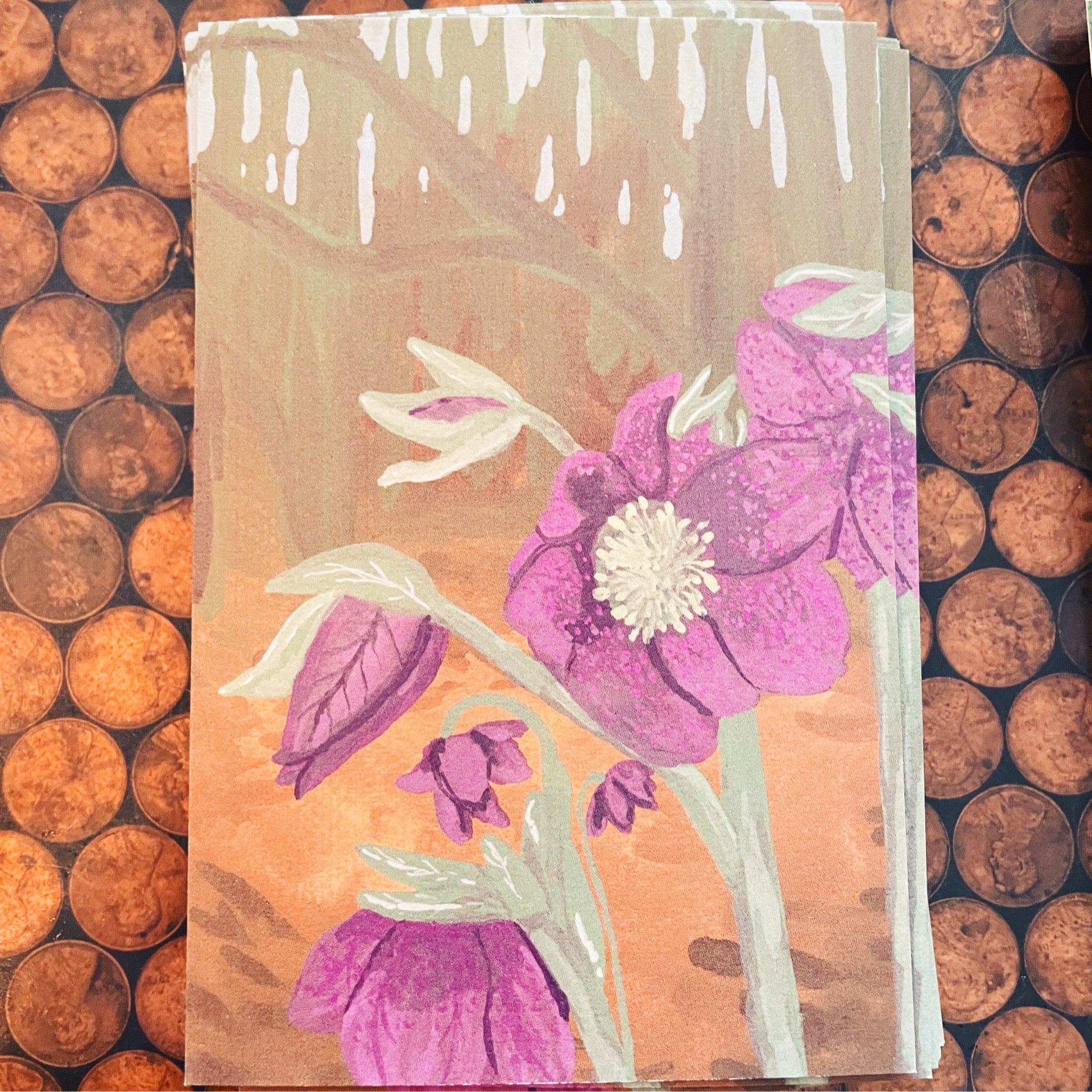 Hellebore Postcard