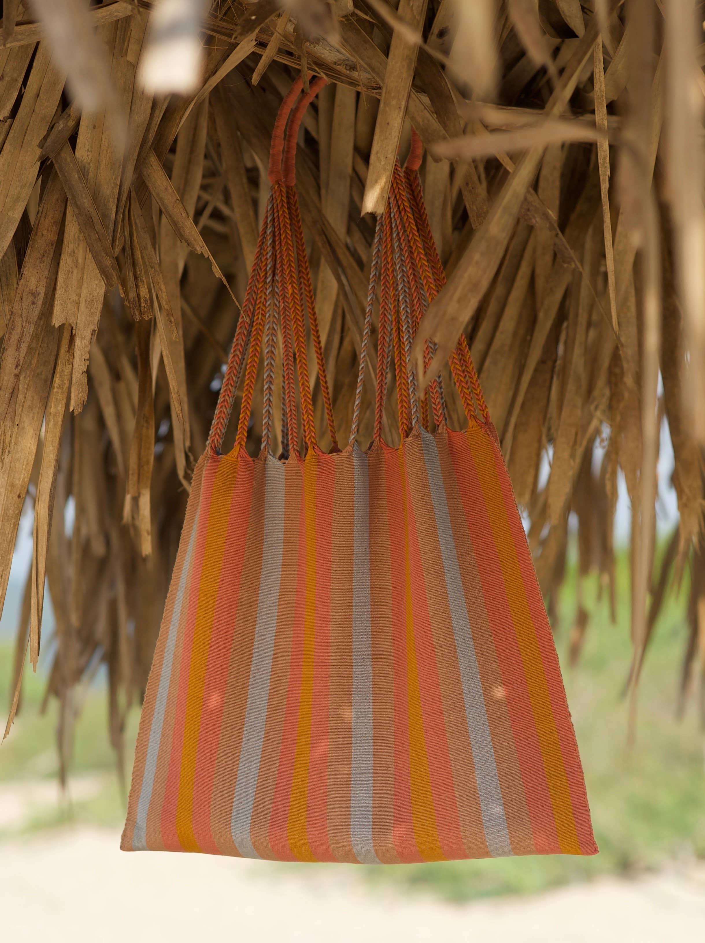 Las Rayas Tote Hand Woven in Chiapas - Zuma