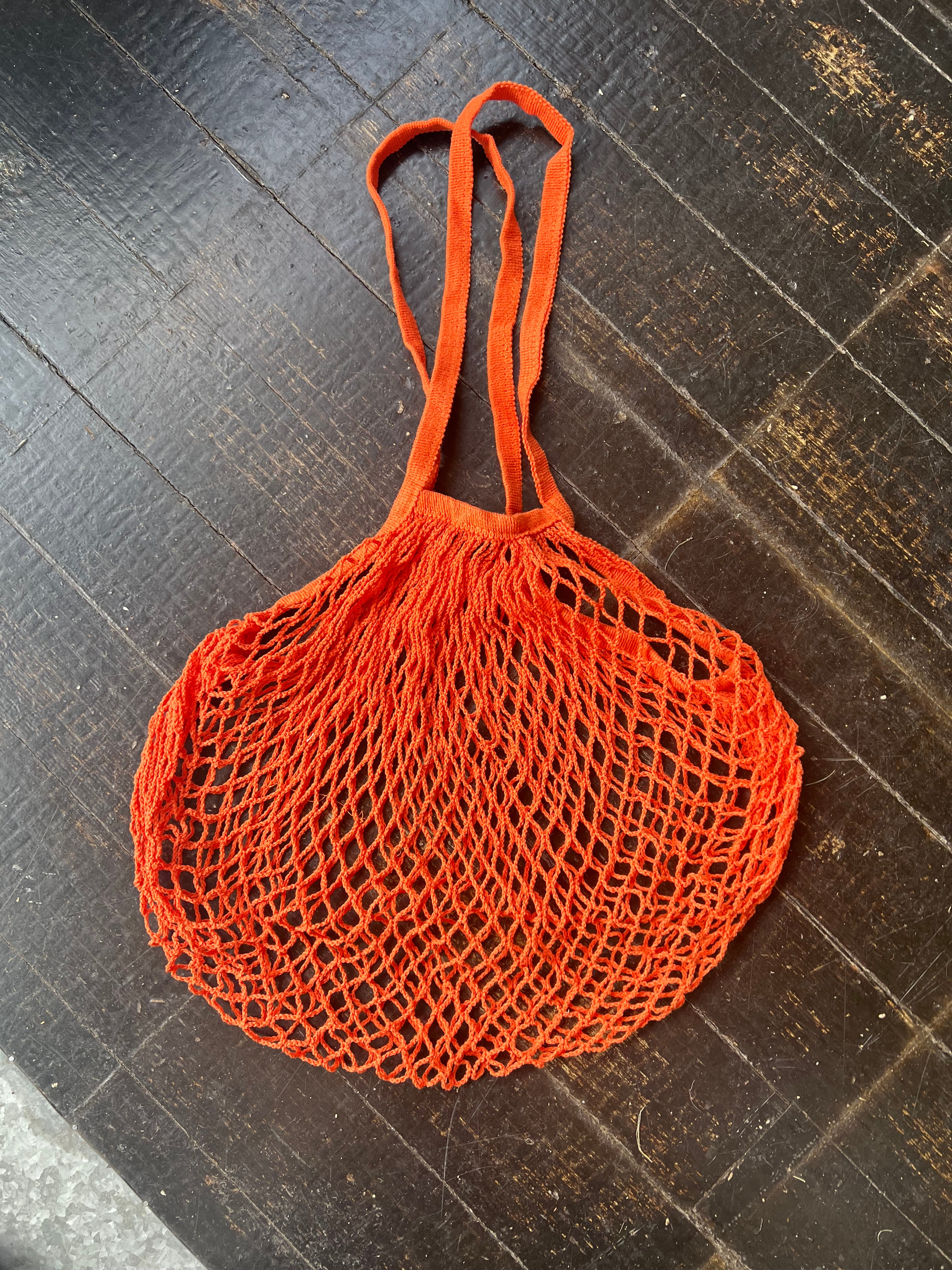 Mesh Market Bag: Orange, photo 1 of 8