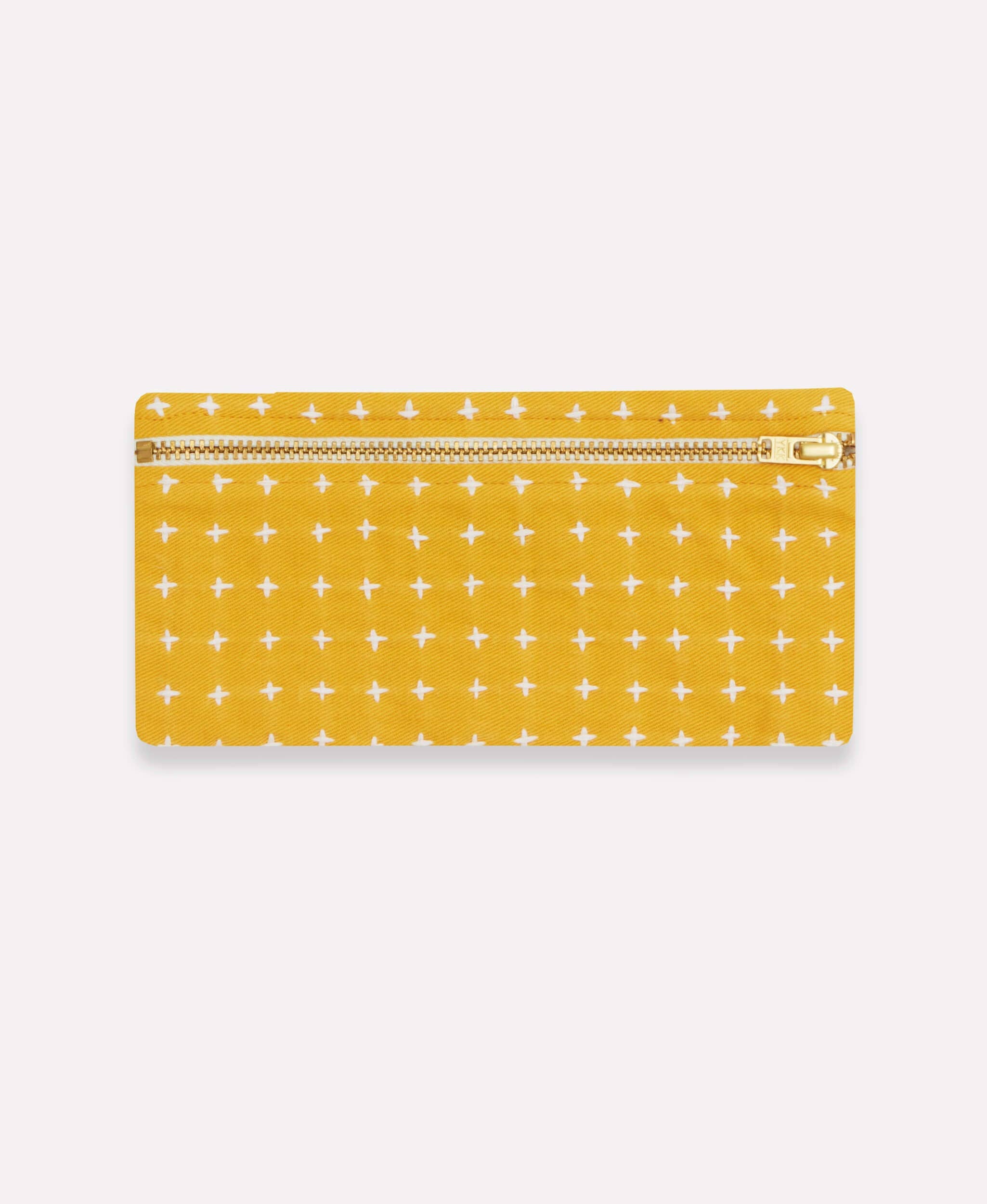 Cross-Stitch Pencil Case: Mustard, photo 1 of 8