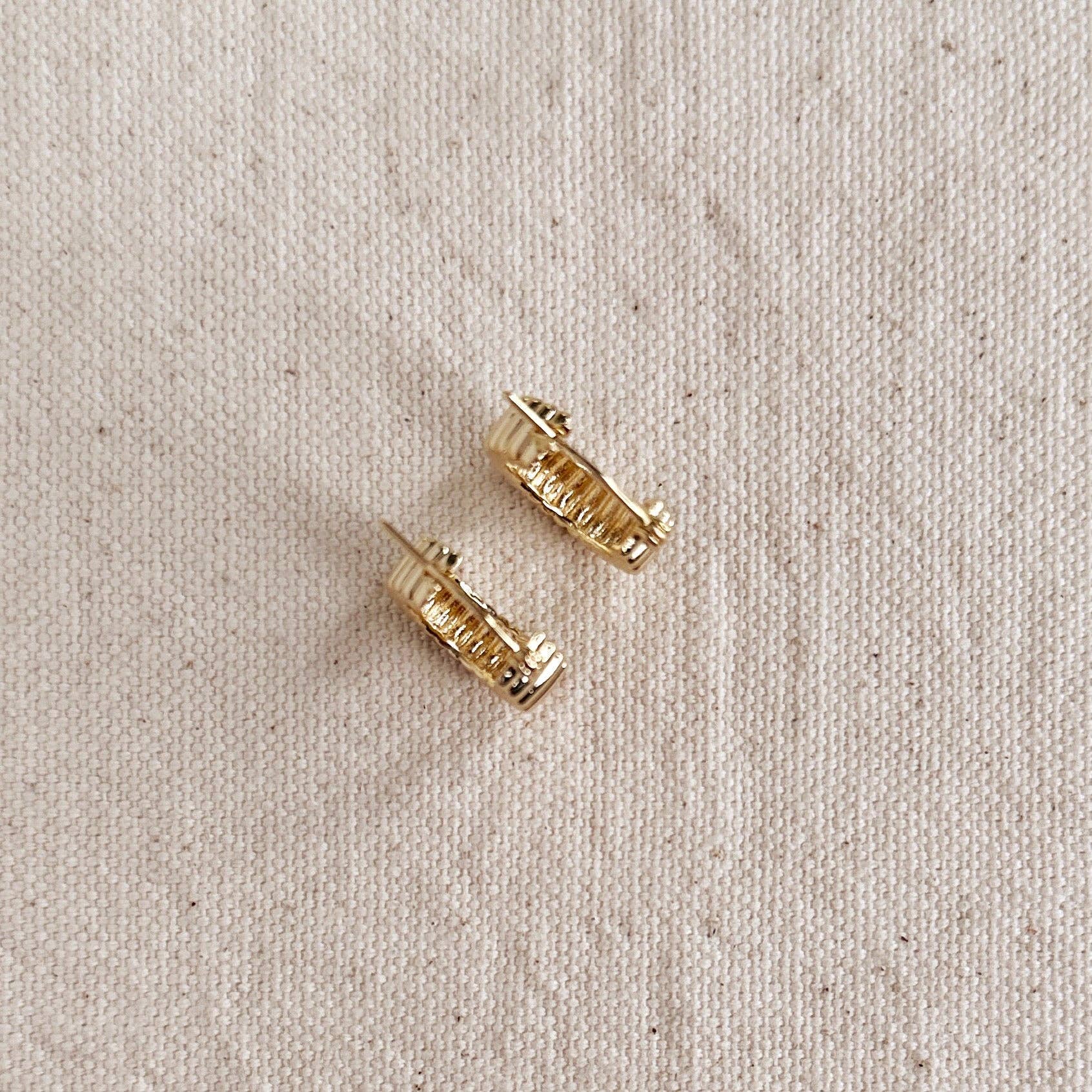 Ridged Hoop Earrings, photo 6 of 6
