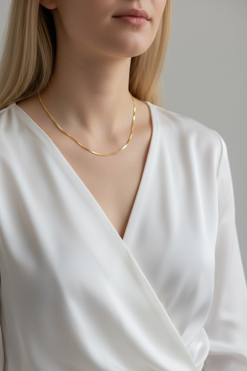 16” - 18K Gold Filled 2mm Square Rope Chain, photo 4 of 8