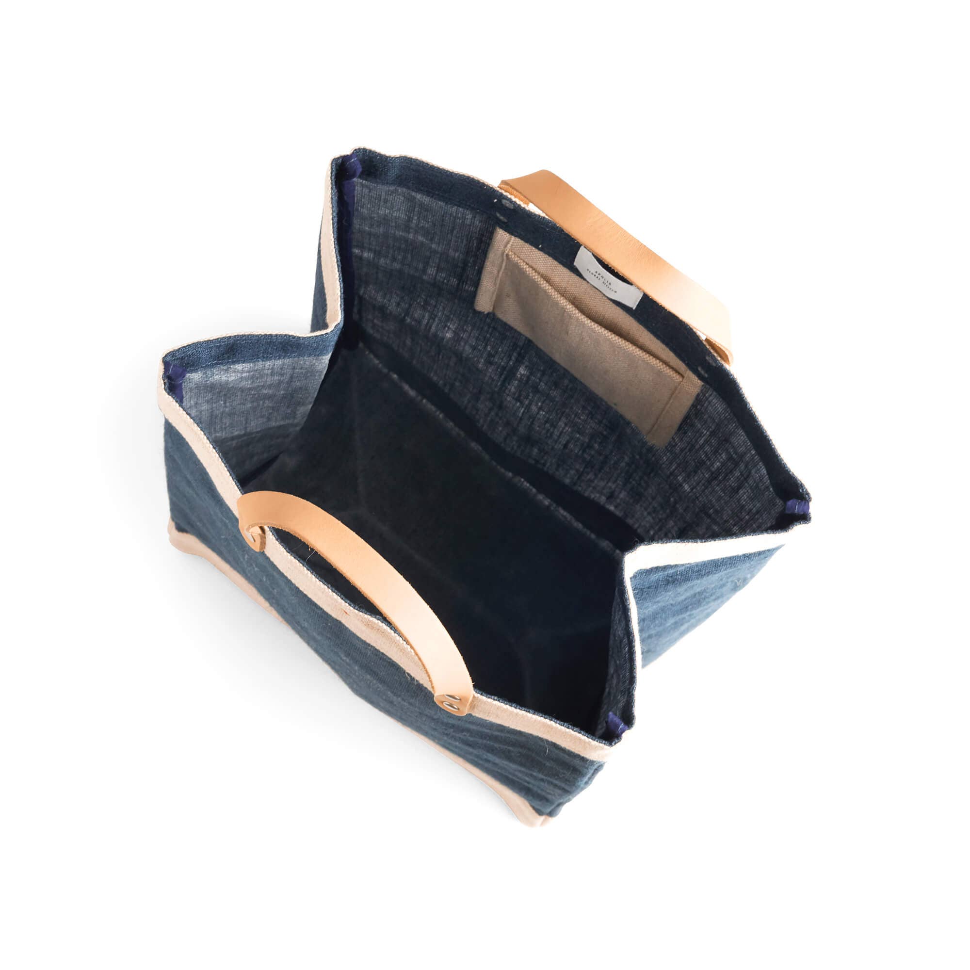 Customize Market Bag in Navy (003NV): Leave Blank, photo 2 of 8