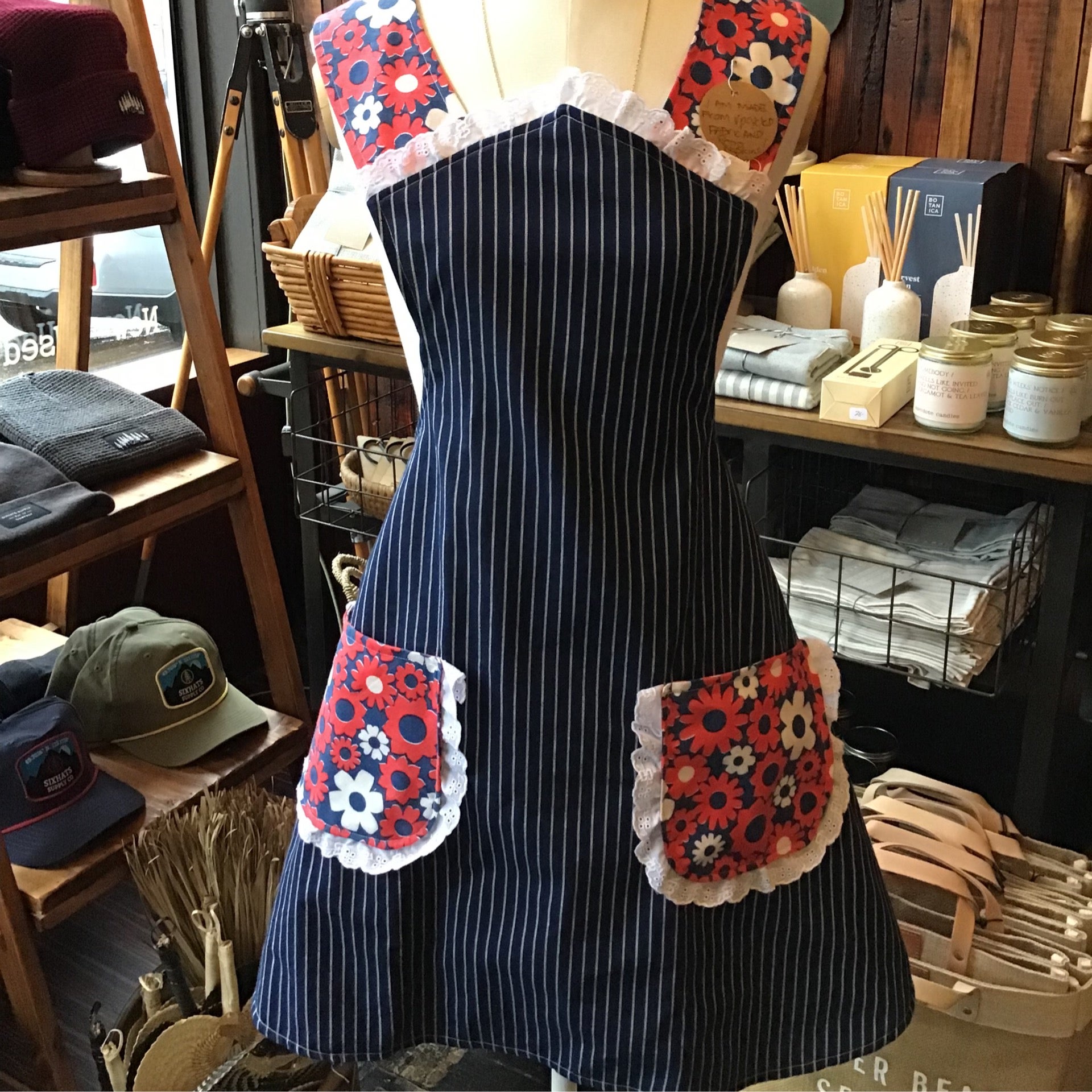 The Ruby Apron Navy Multi