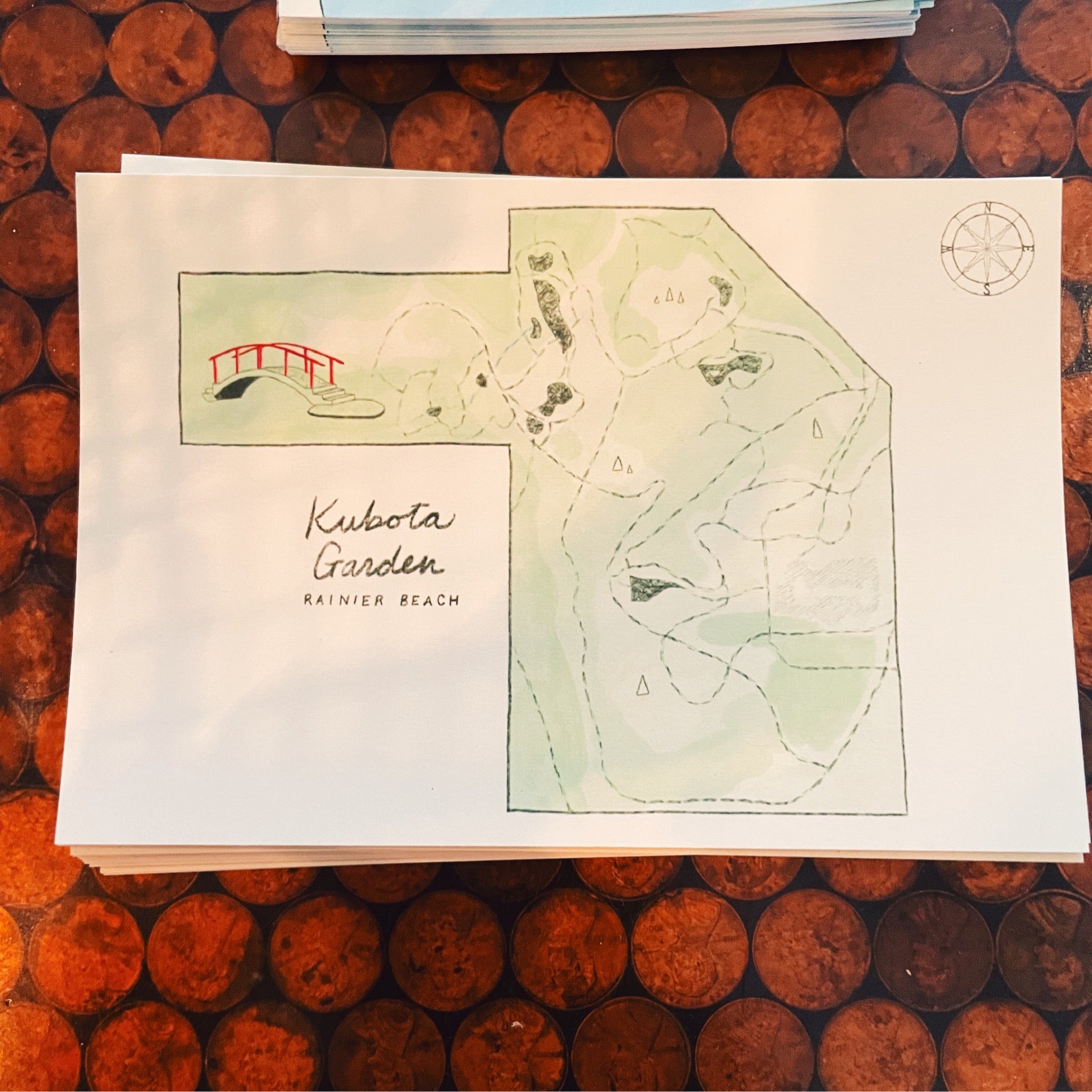 Kubota Gardens Postcard