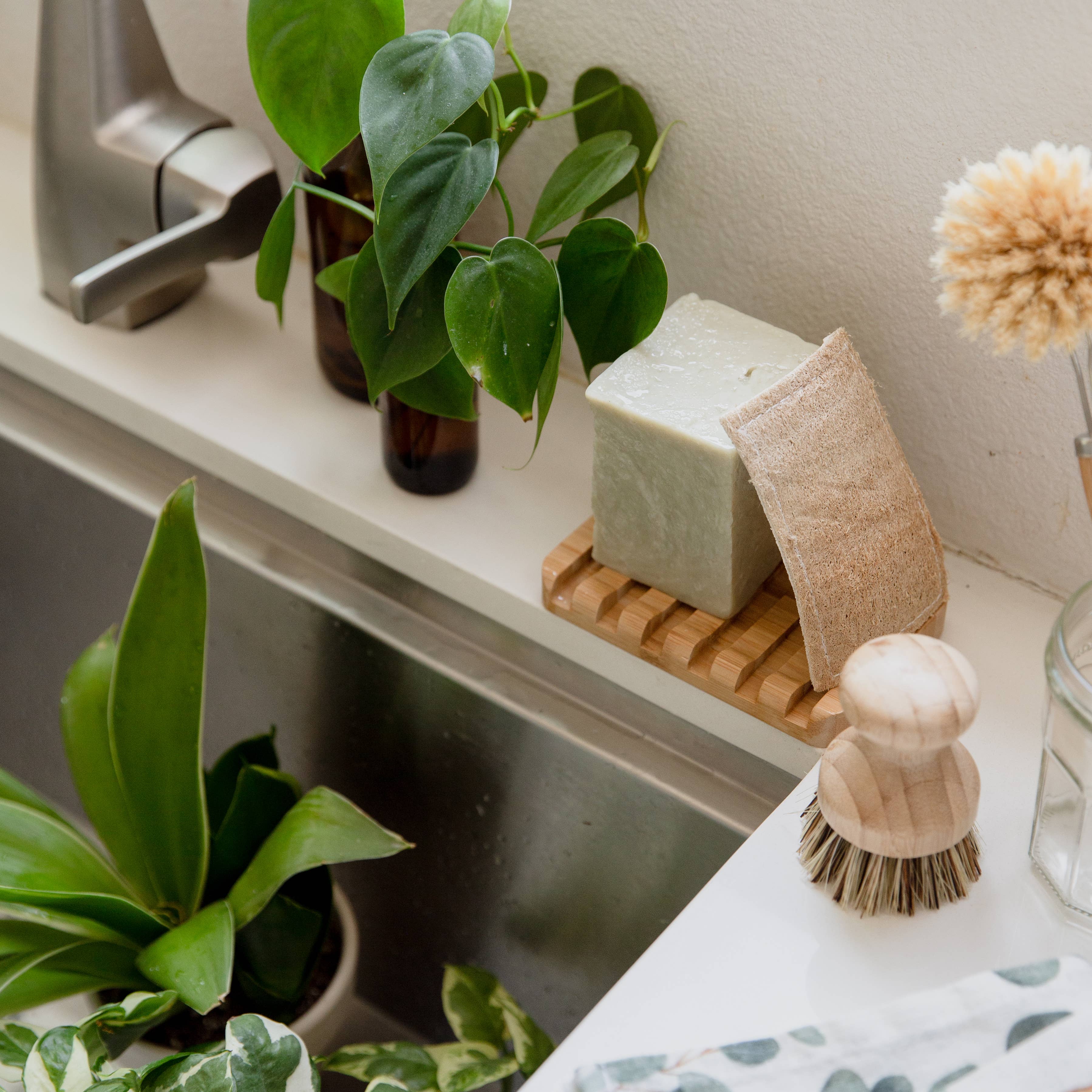 Bamboo Waterfall Self-Draining Soap Dish, photo 4 of 6
