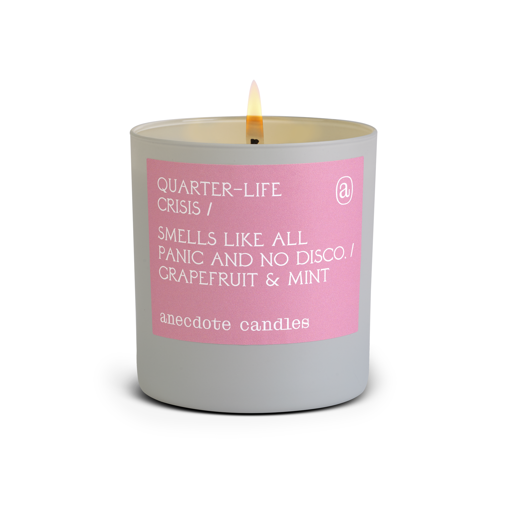 Quarter-life Crisis (Grapefruit & Mint) Candle: 7.8 oz Glass Jar, photo 2 of 8