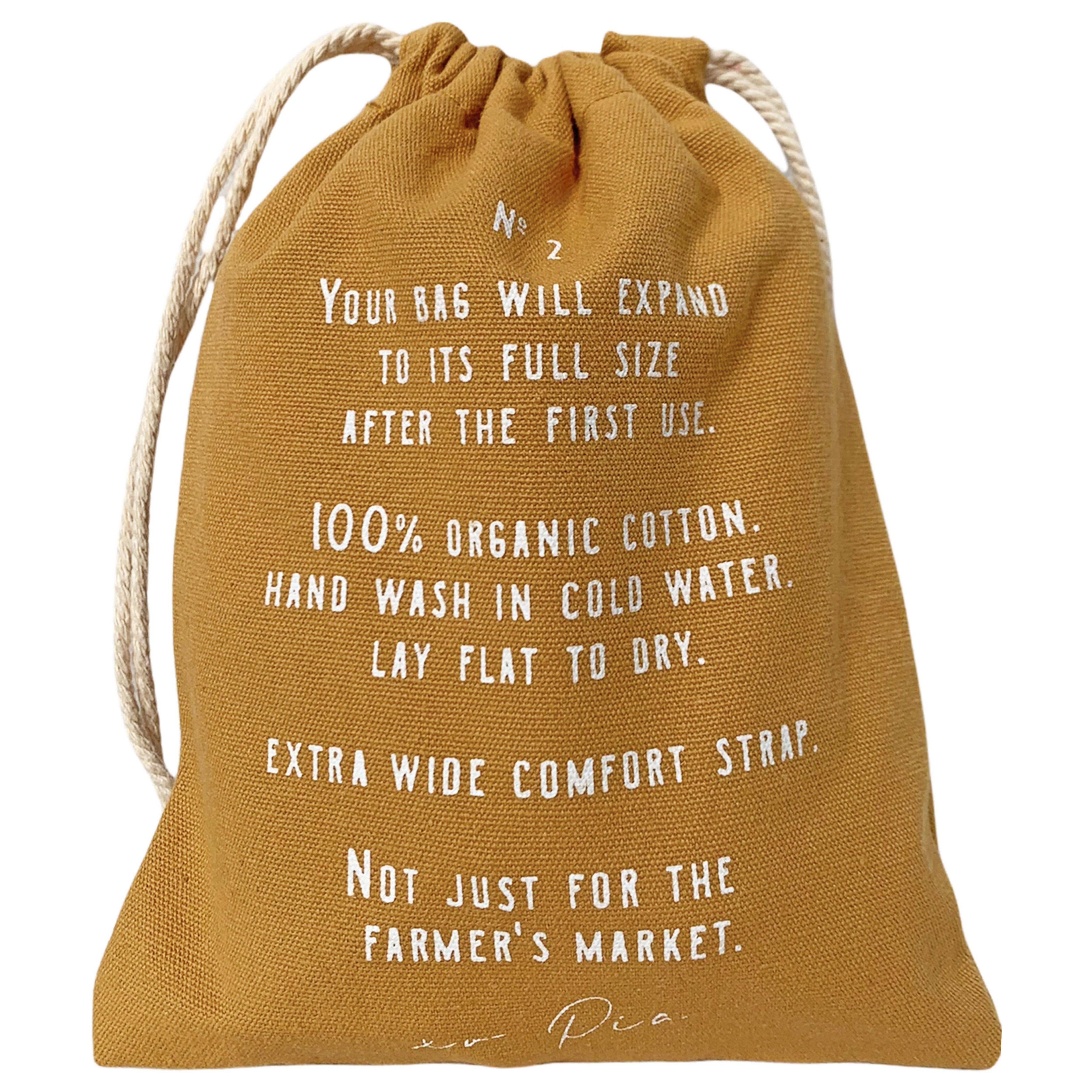 The french market bag no.2 in goldenrod: Goldenrod, photo 8 of 8