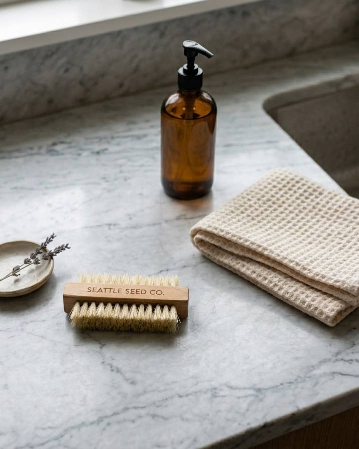 Vegetable and Hand & Nail Brush - Garden and Spa Gift, photo 4 of 5