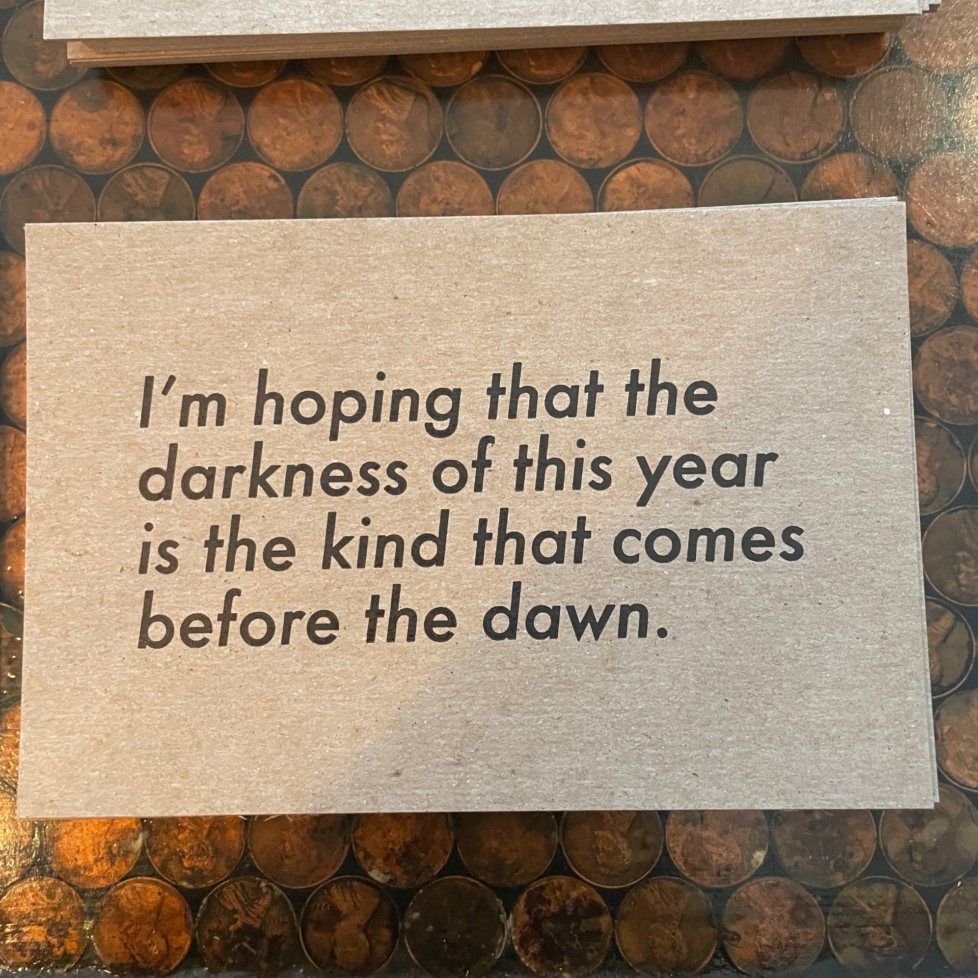 Darkness Before Dawn Postcard