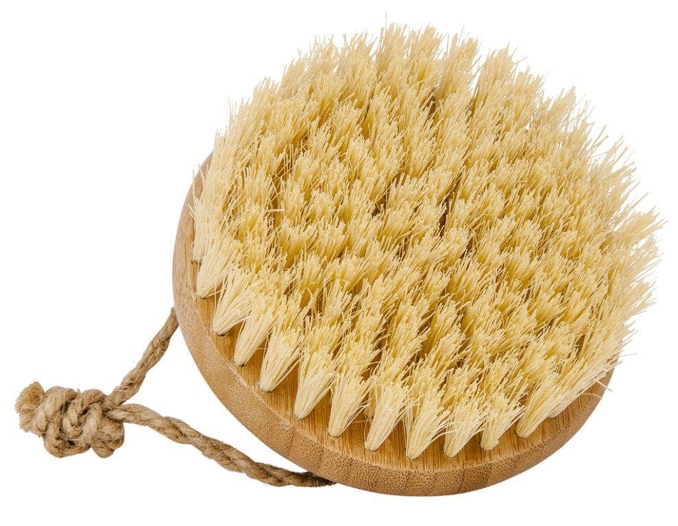 Vegan bamboo bath brush with coconut bristles, photo 1 of 2
