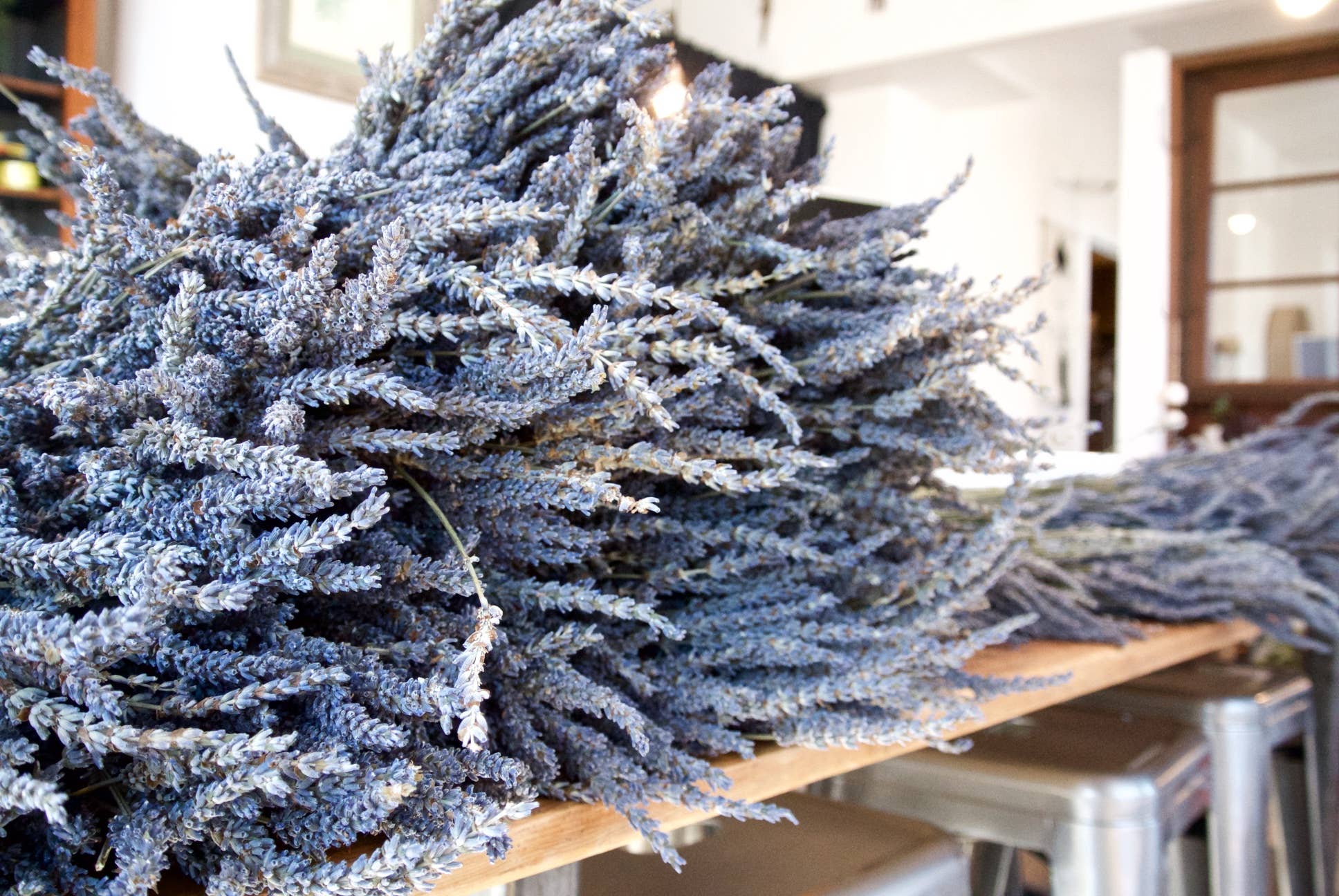 Fragrant Dried Grosso French Lavender Flowers Home Decor: Long Stems, photo 4 of 7