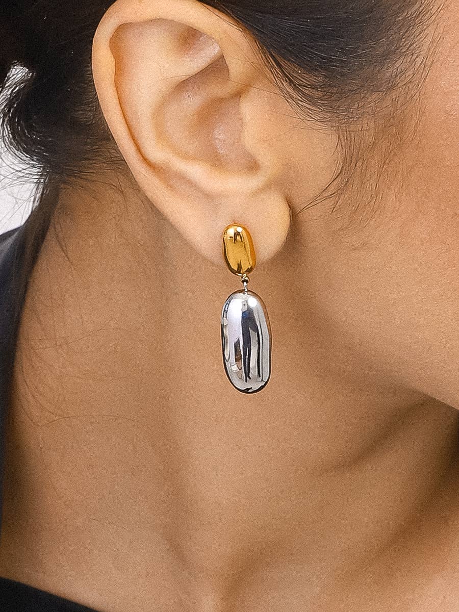 Gemali 18K Non-Tarnish Classic Drop Earring: Multi-Colored, photo 2 of 6