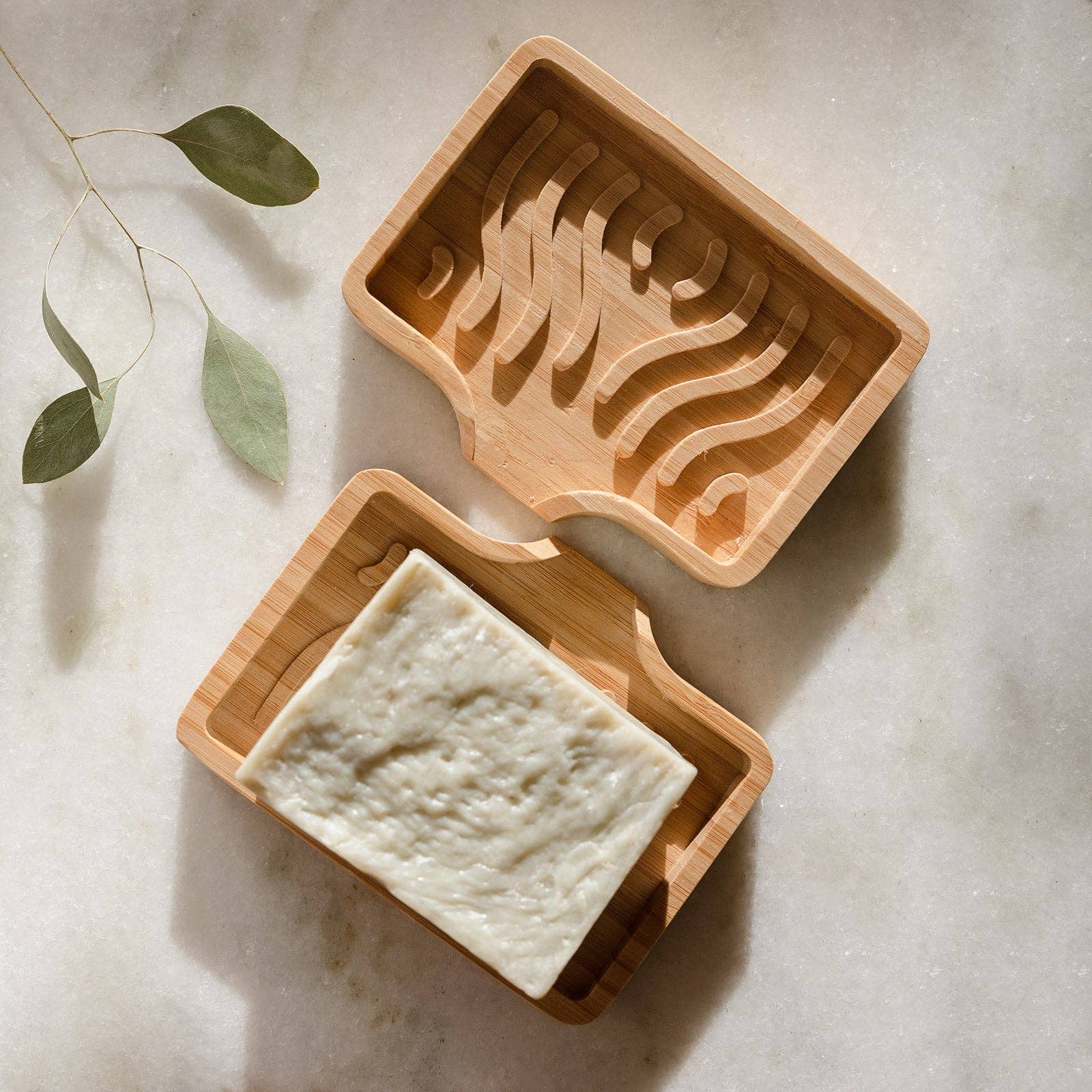 The Narrows Self Draining Bamboo Soap Dish, photo 4 of 4