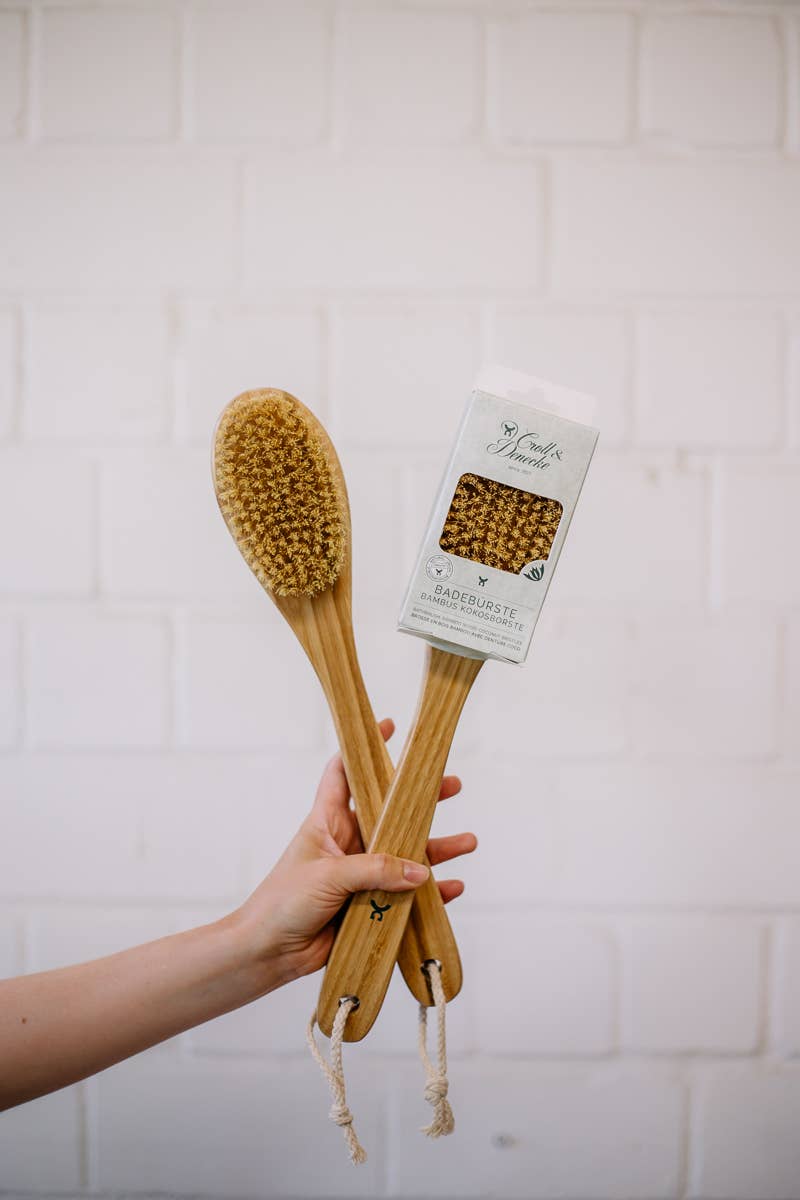 Body brush vegan bristles coconut, photo 2 of 3