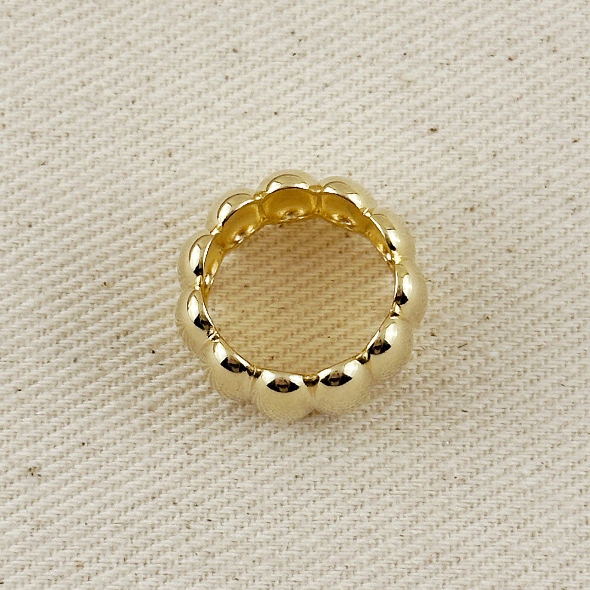 Size 8- Oversized Scalloped Ring, photo 5 of 8