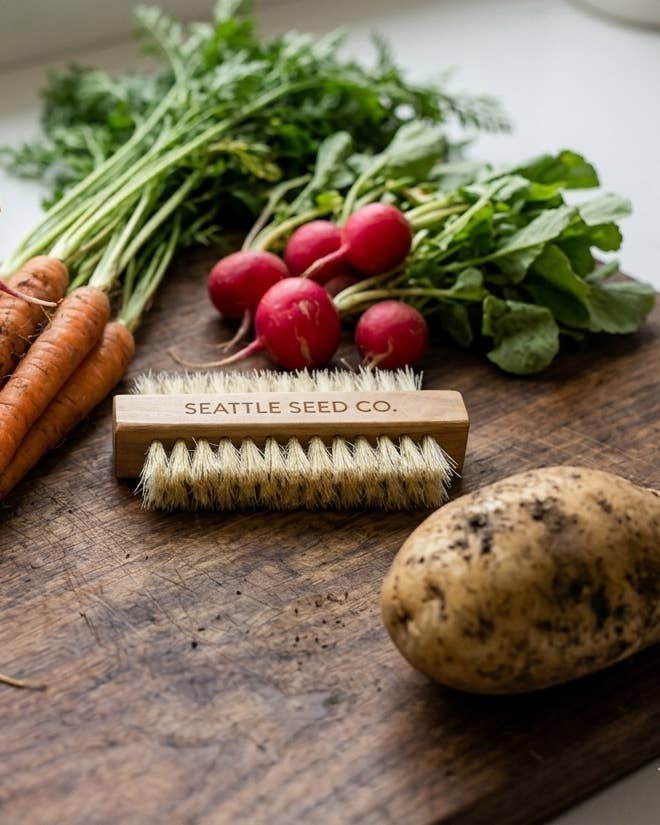 Vegetable and Hand & Nail Brush - Garden and Spa Gift, photo 3 of 5