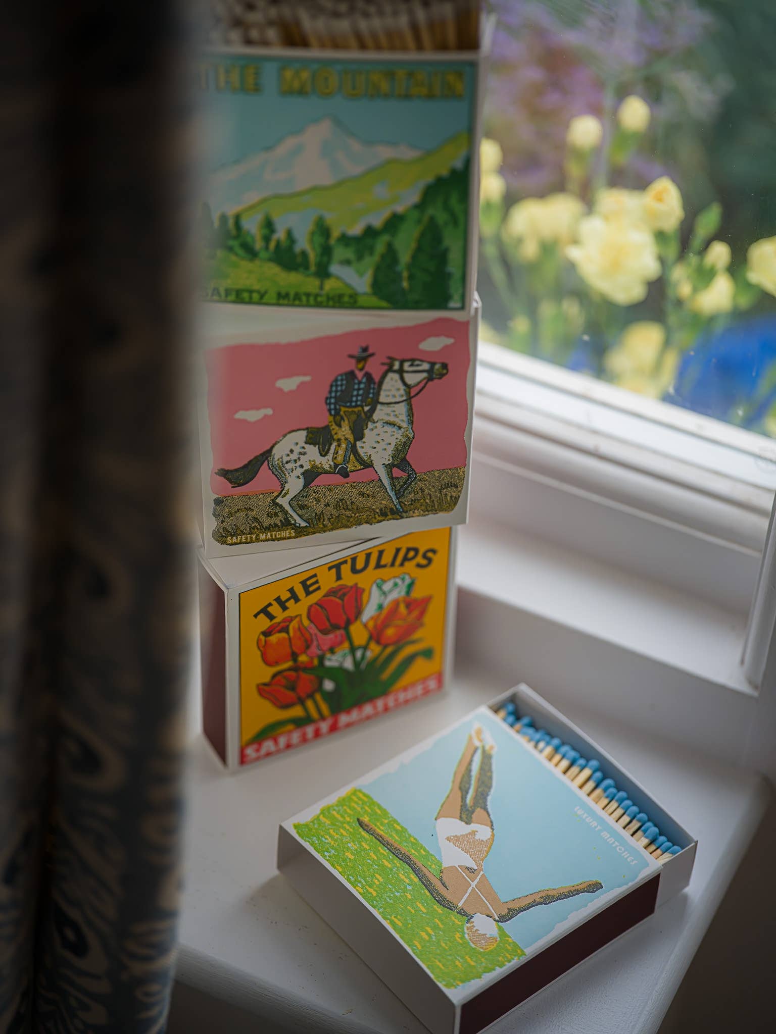 Pink Cowboy Matches | Square - Safety Matches, photo 3 of 3