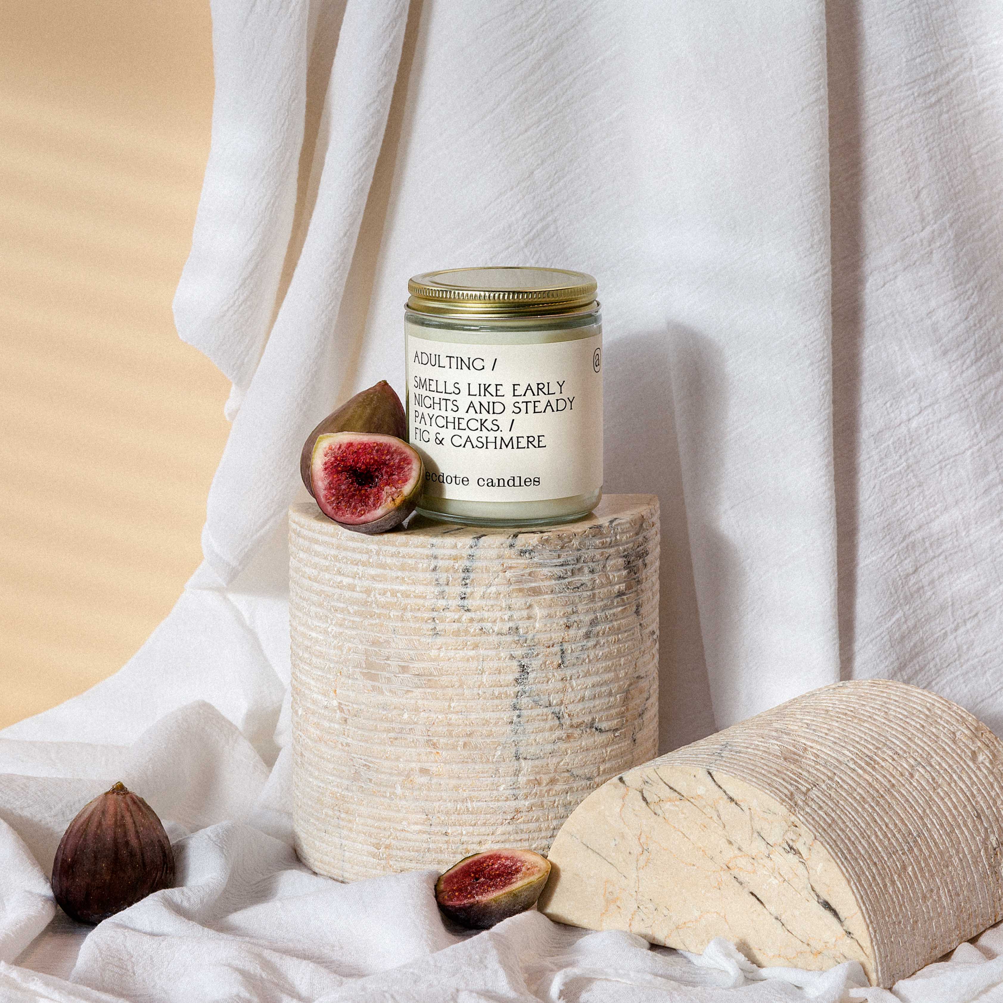 Adulting (Fig & Cashmere) Candle: 7.8 oz glass jar, photo 2 of 4