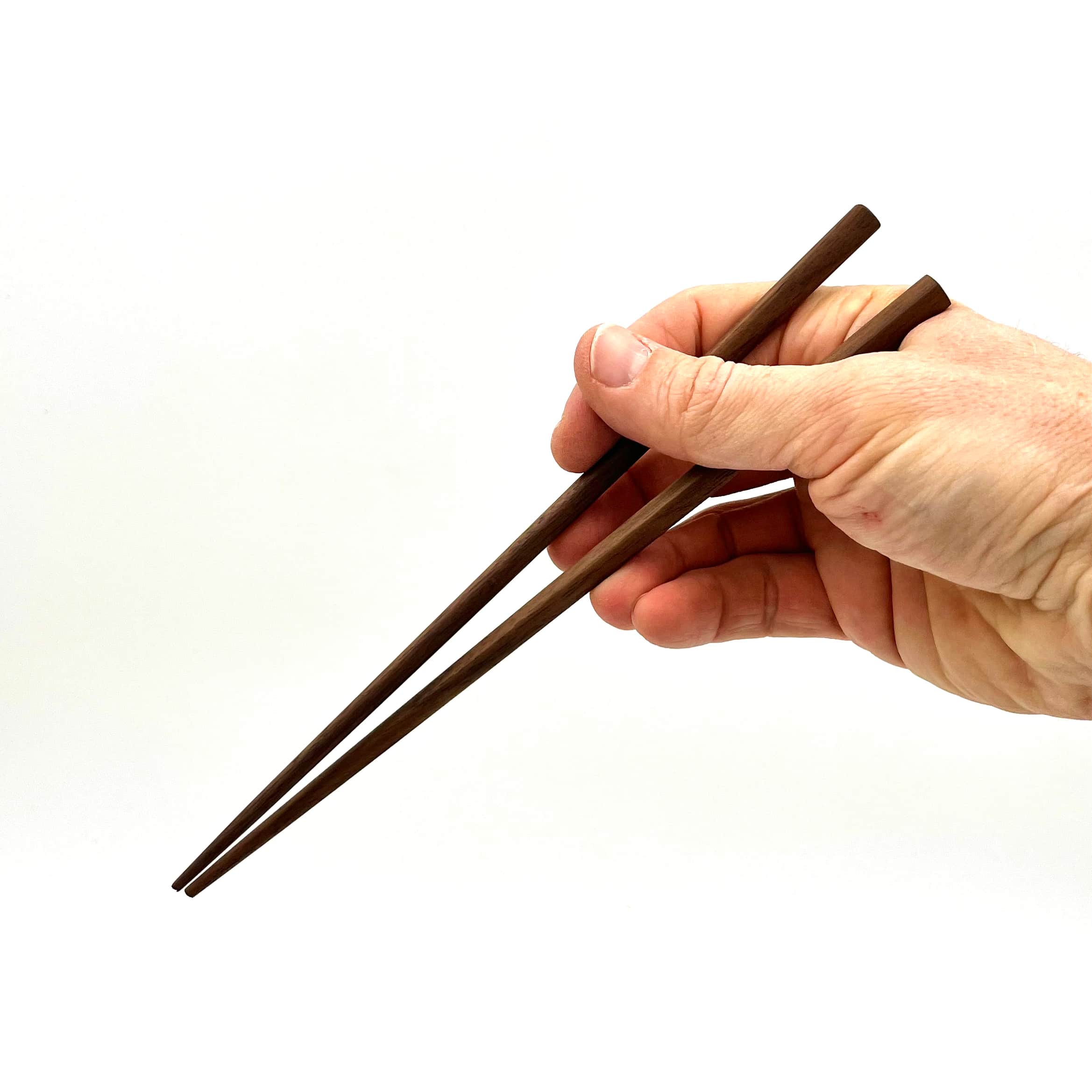9" Walnut Chopsticks - Handmade Wooden Utensils, photo 2 of 3