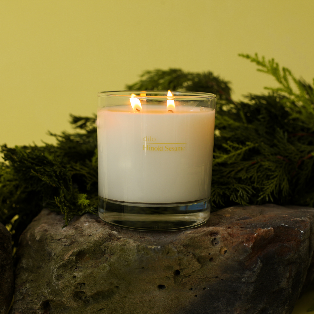 Hinoki Sesame Candle, photo 5 of 5
