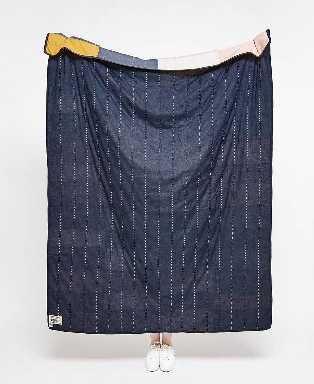 Multi-Check Patchwork Quilt, photo 3 of 5