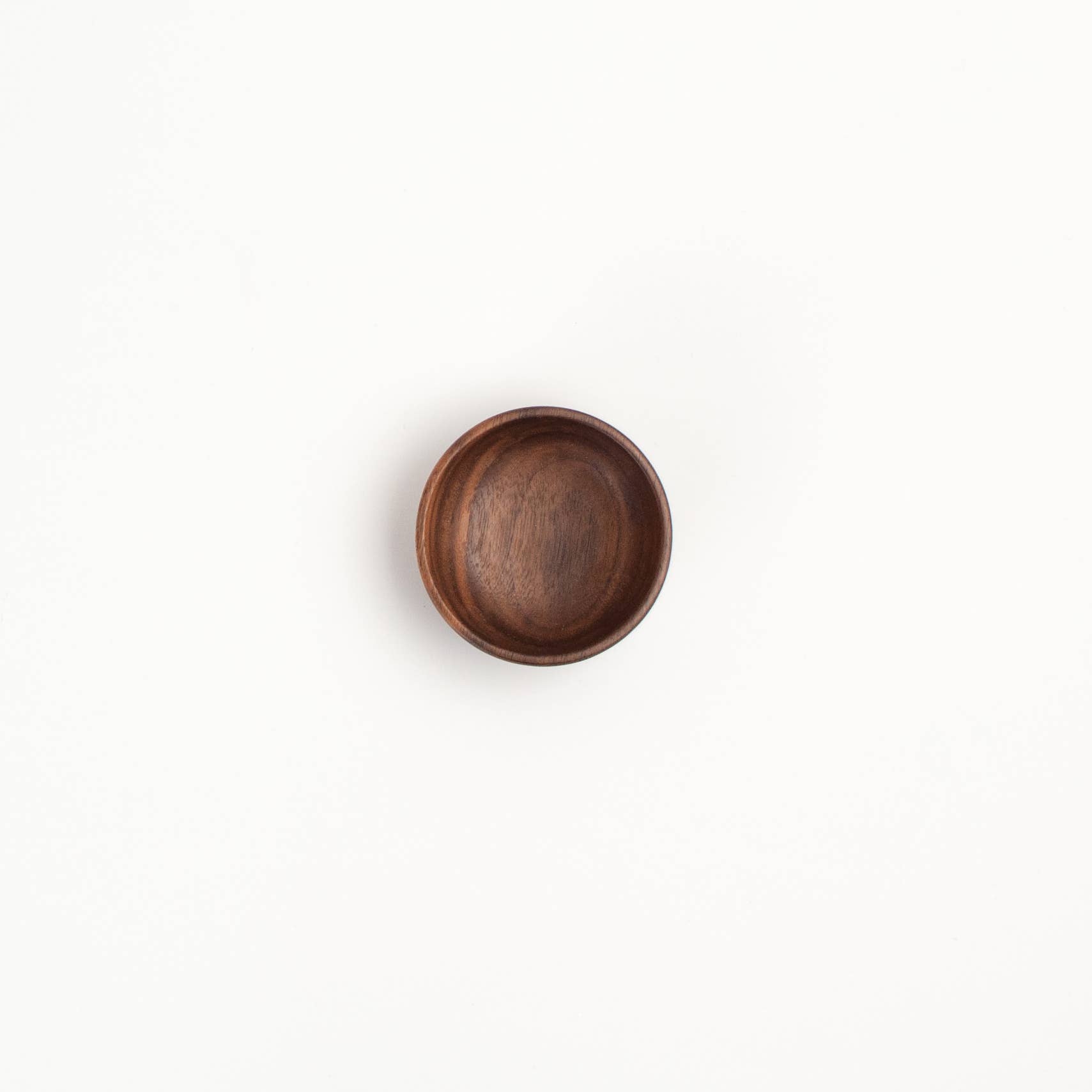 2" Walnut Wood Small Condiment Cup - Cookware & Serveware, photo 3 of 4