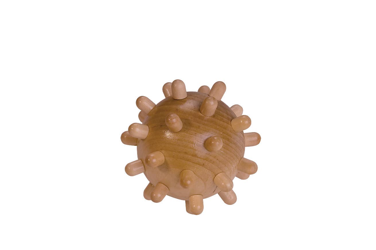 Wooden massage ball, decoration, acupuncture, nature, photo 1 of 3