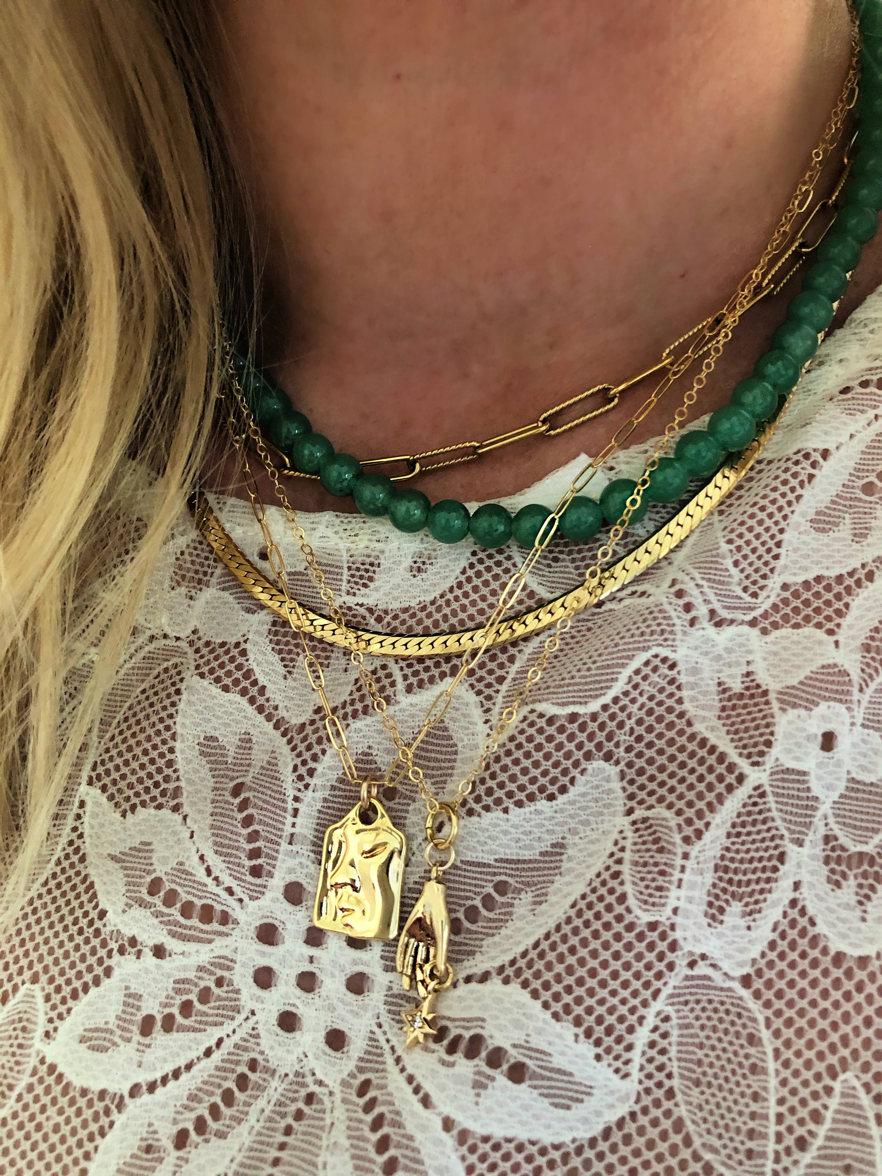 Aventurine Necklace, photo 3 of 4
