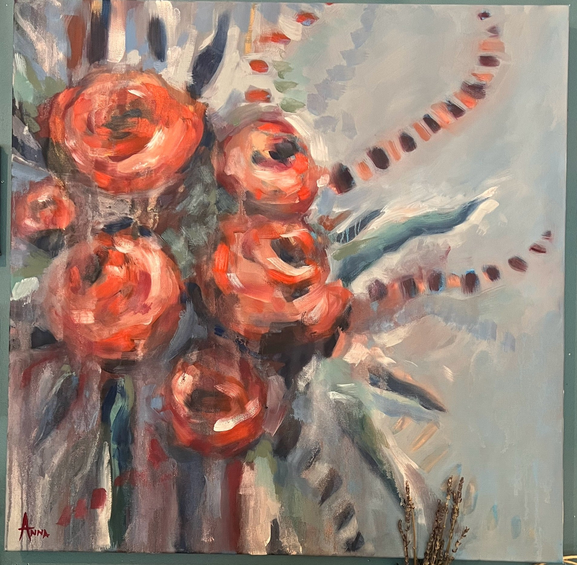 20x20 floral