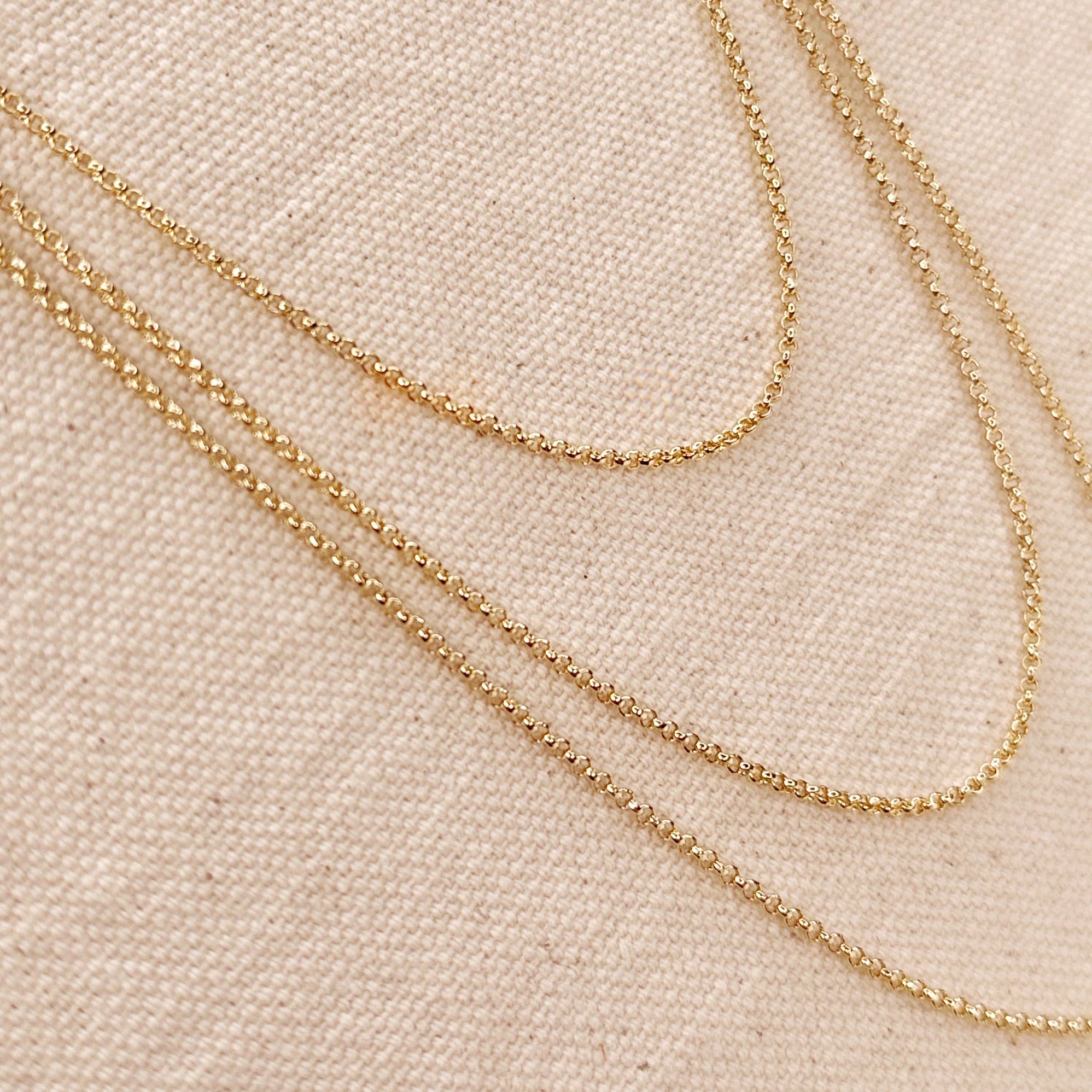 24”- 1.5mm Rolo Chain, photo 3 of 4