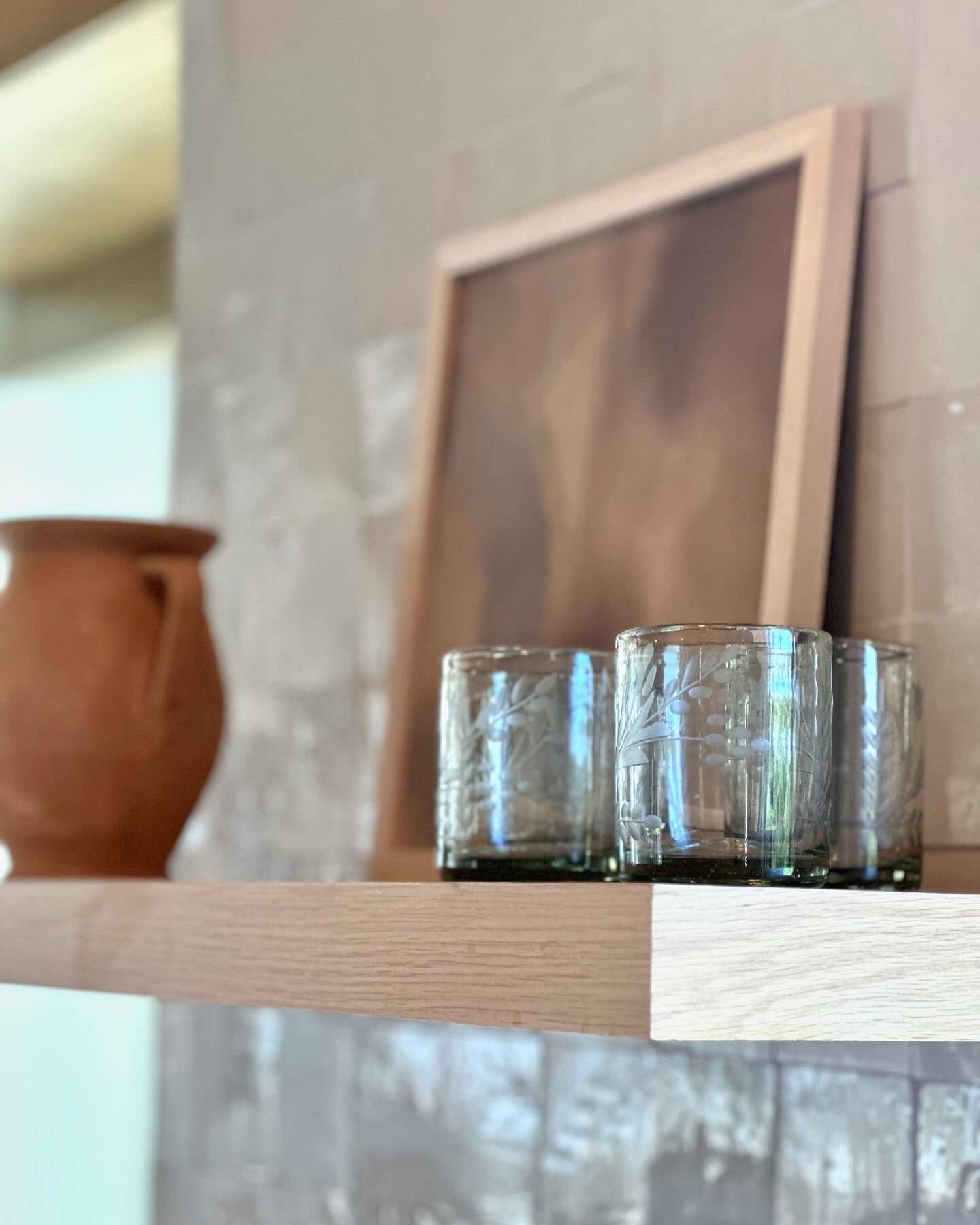 Hand-etched Tumbler Glass: Large, photo 3 of 8