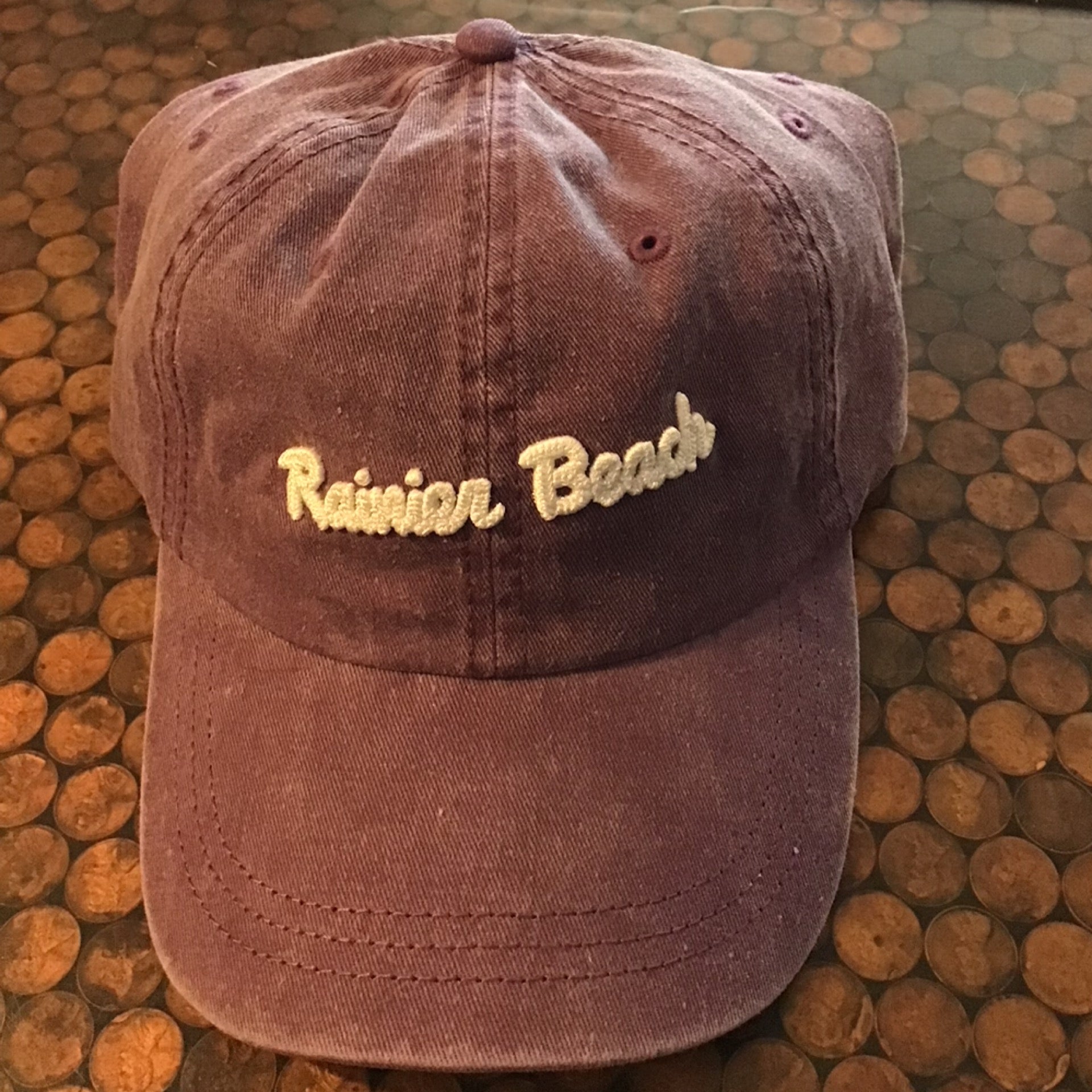 The Raised Stitch 3D Embroidered Dad Hat: Purple, photo 1 of 3