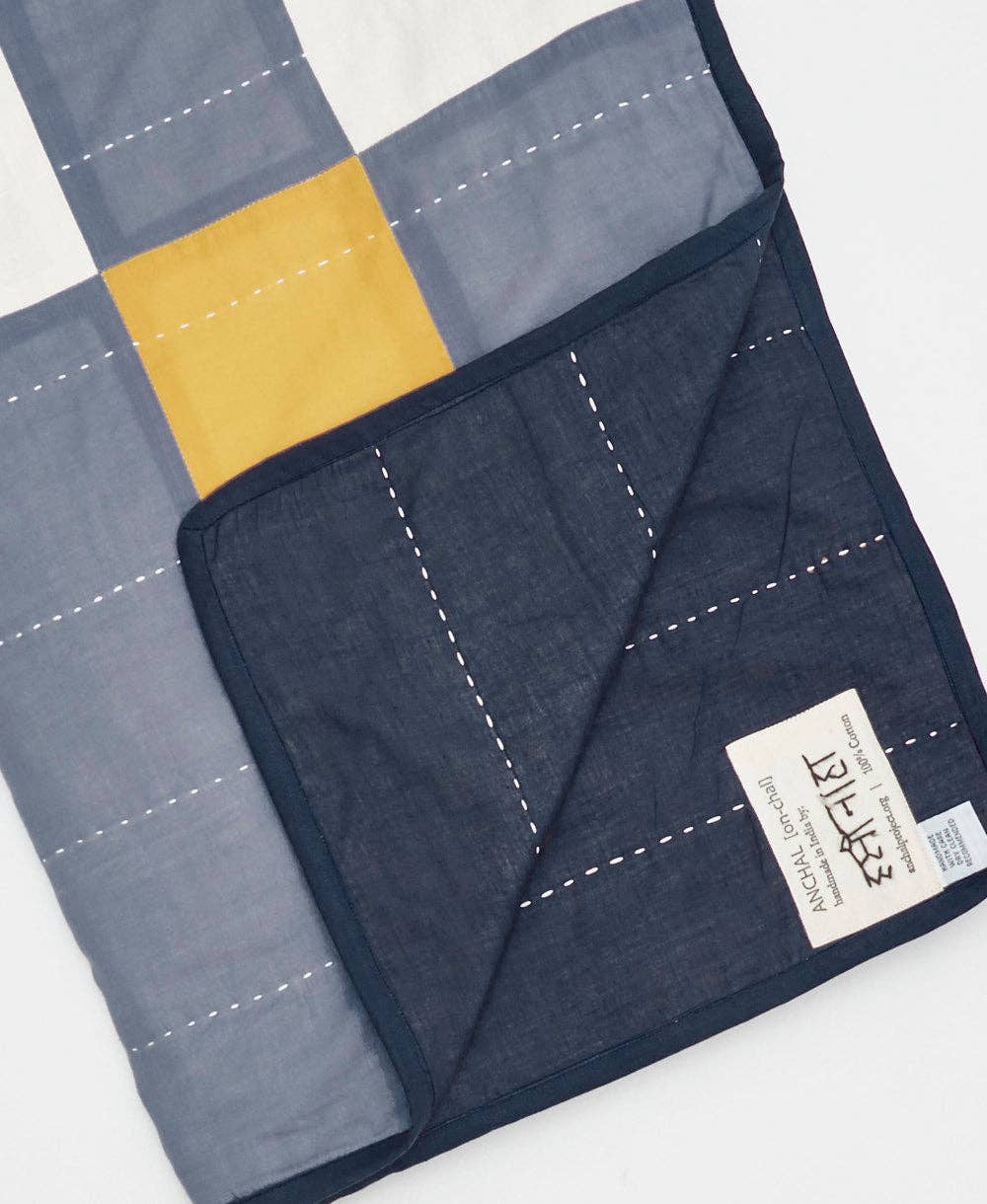 Multi-Check Patchwork Quilt, photo 5 of 5