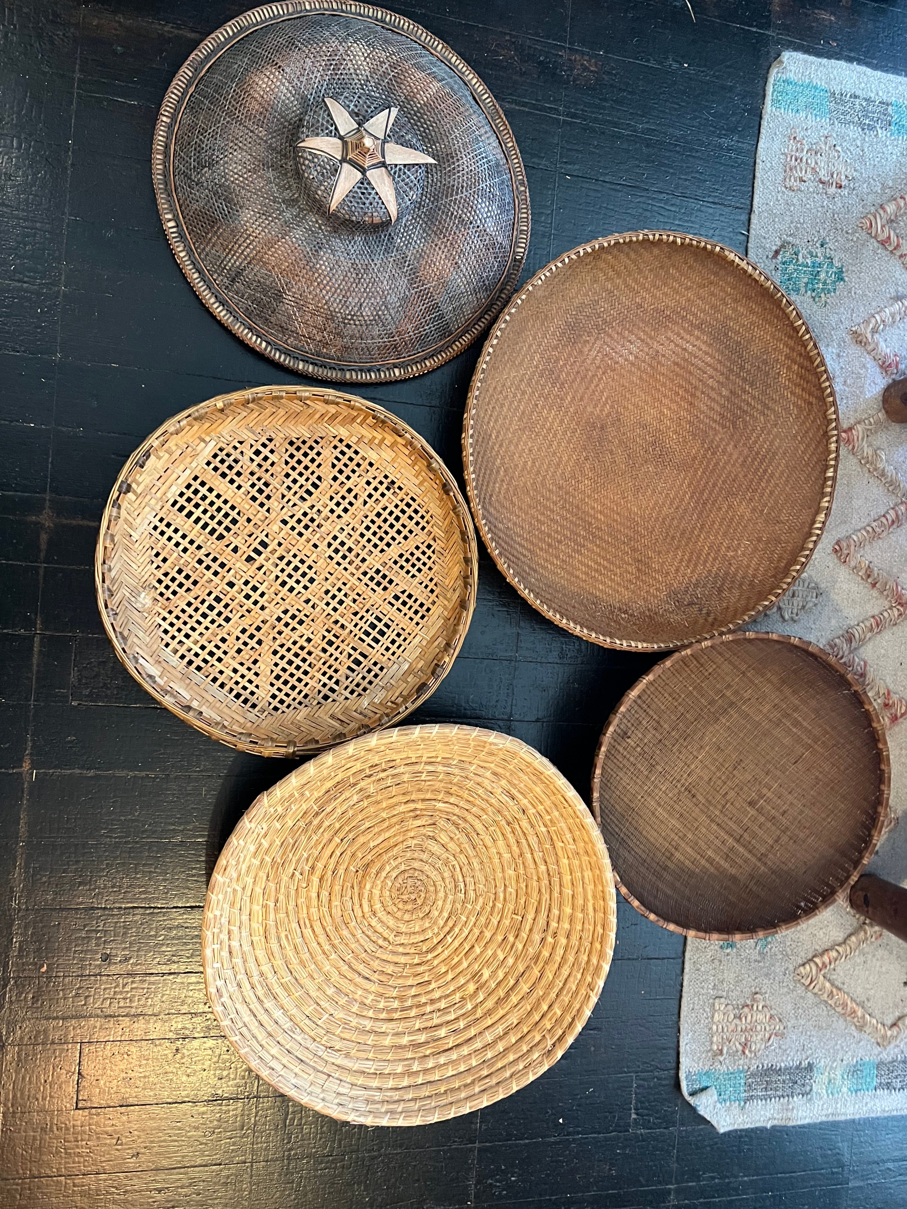 Misc X Large Straw baskets/trays
