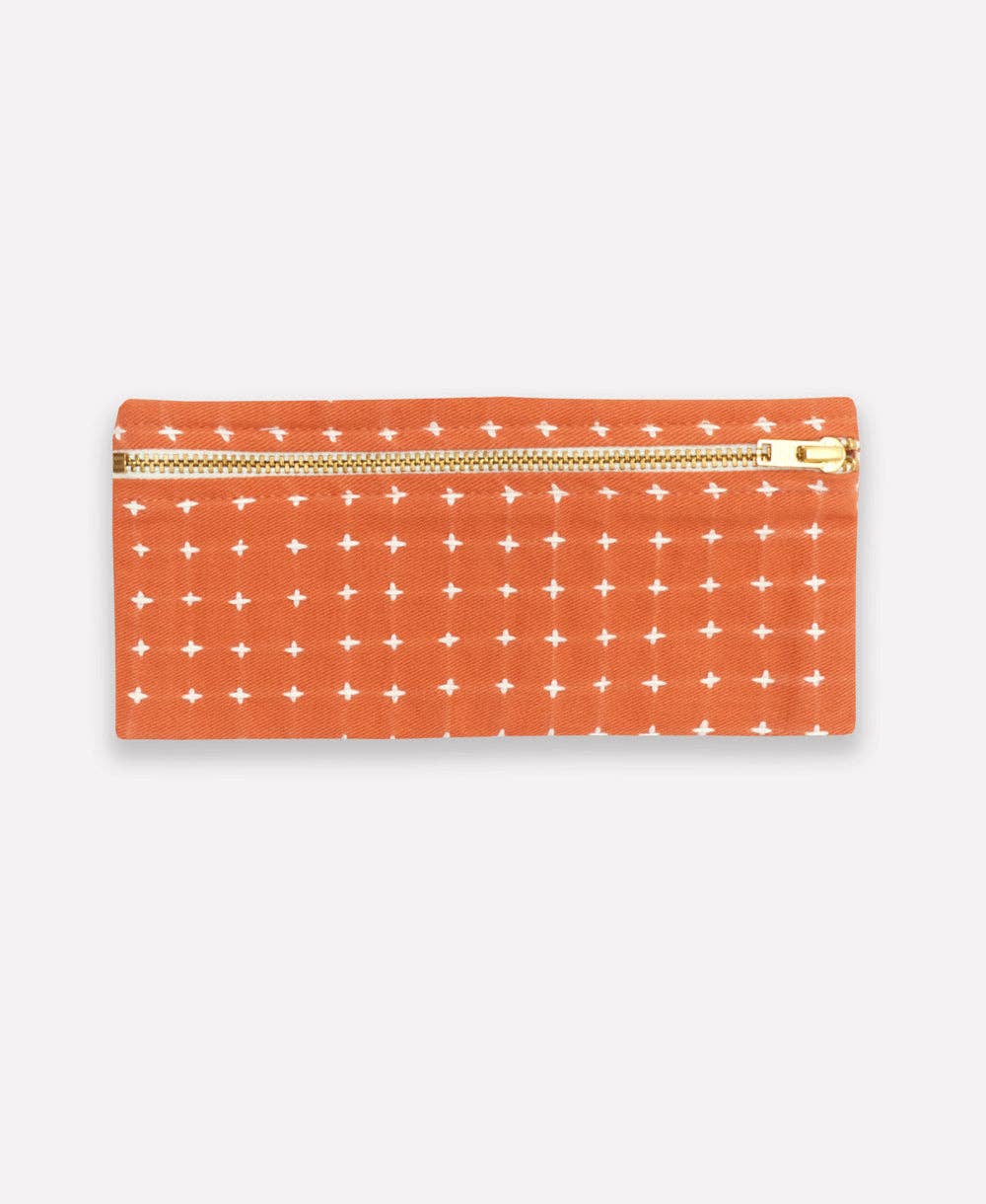 Cross-Stitch Pencil Case: Rust, photo 3 of 8