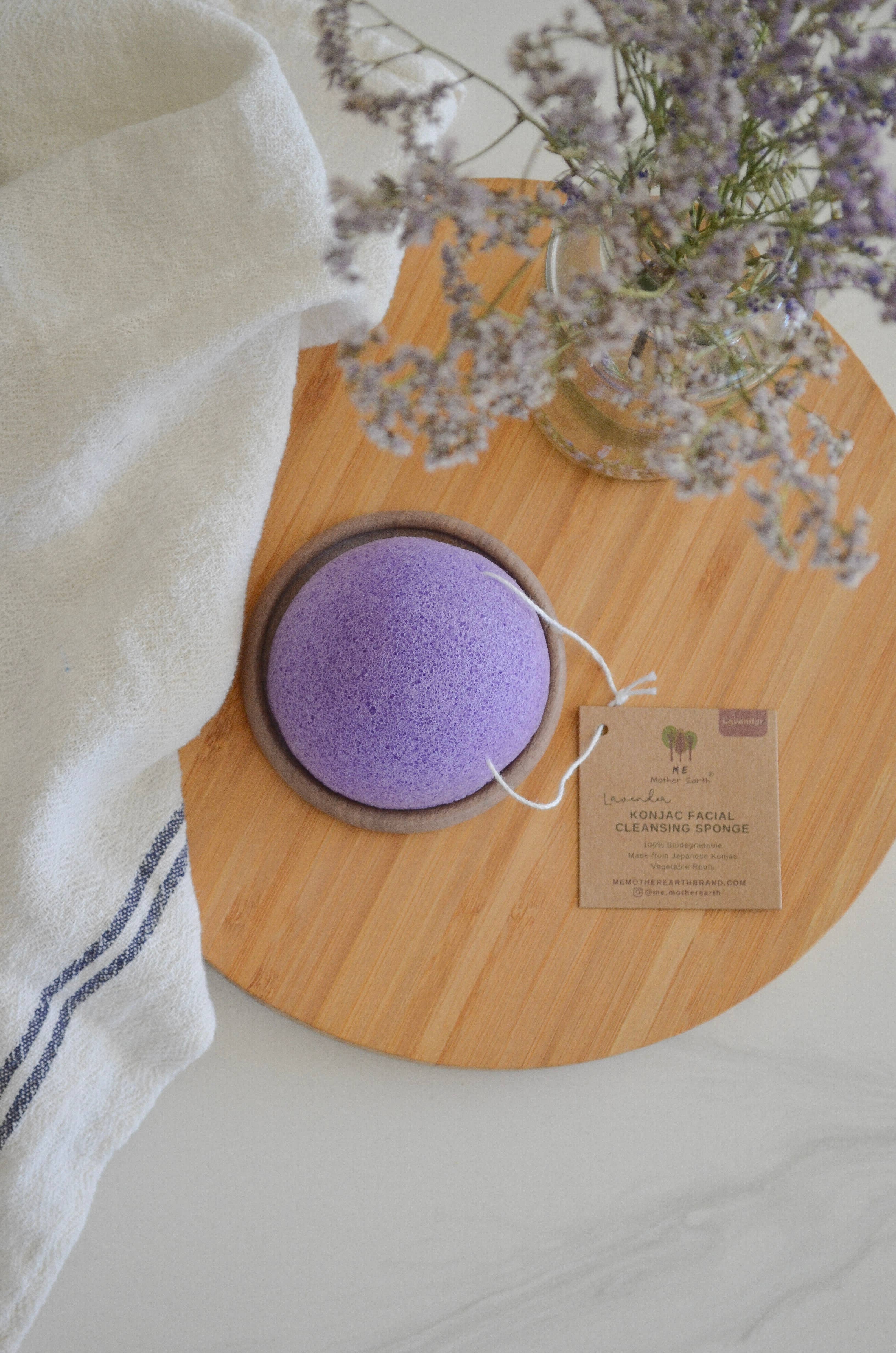 Konjac Sponge Biodegradable | Zero Waste | Vegan Skincare: Green Tea, photo 7 of 8