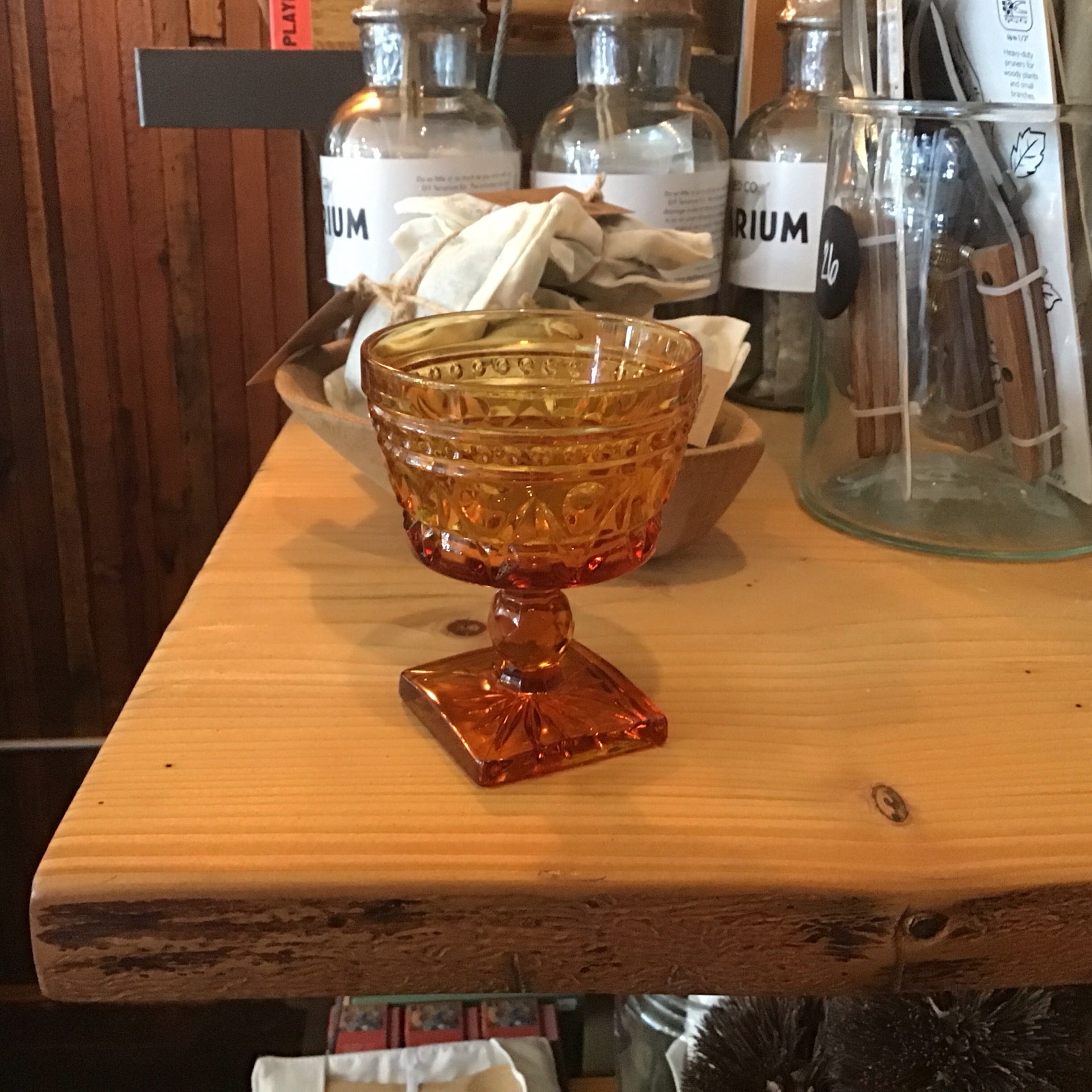 Orange fancy cups
