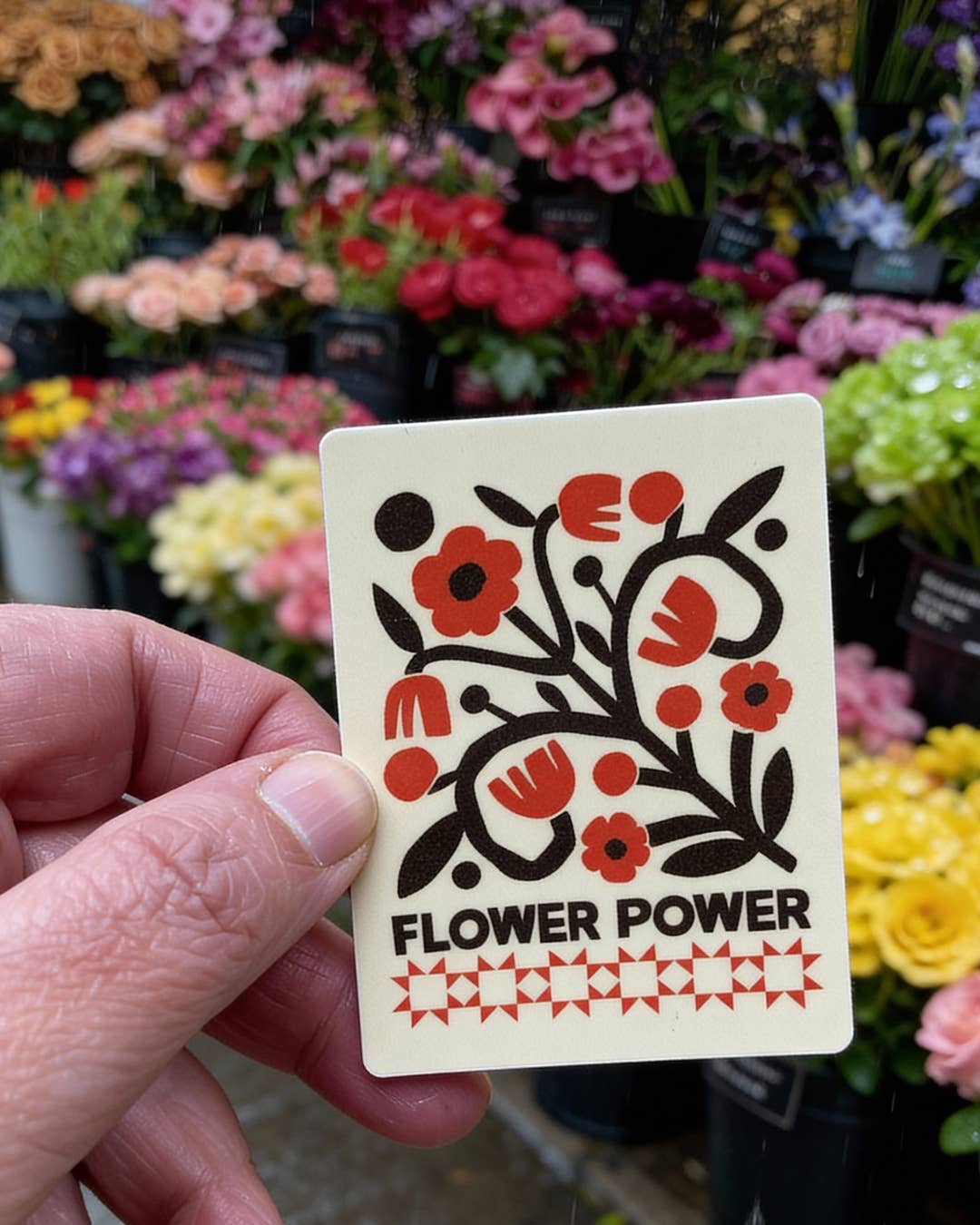 Sticker - Flower Power, photo 1 of 3