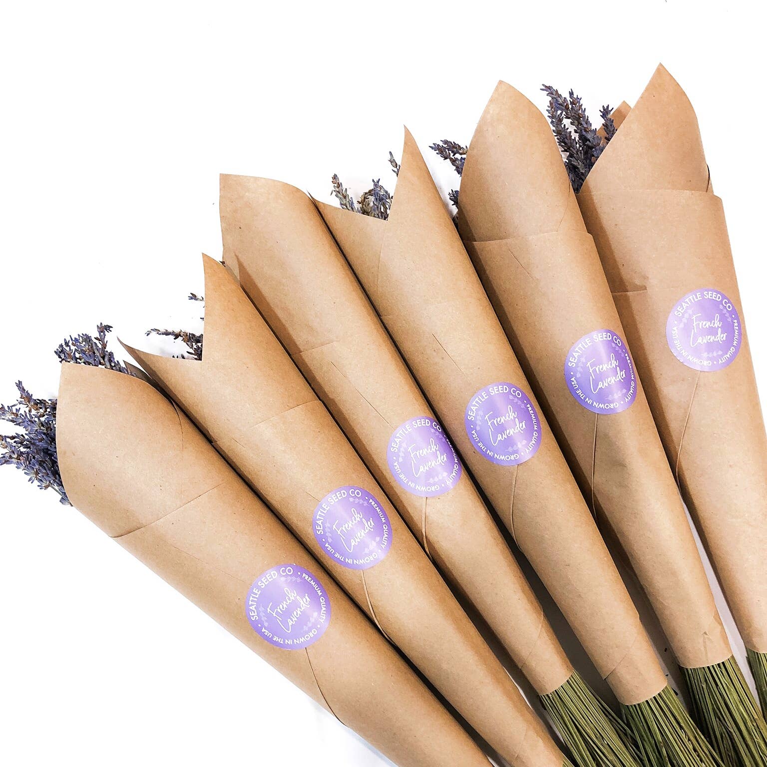 Fragrant Dried Grosso French Lavender Flowers Home Decor: Long Stems, photo 5 of 7