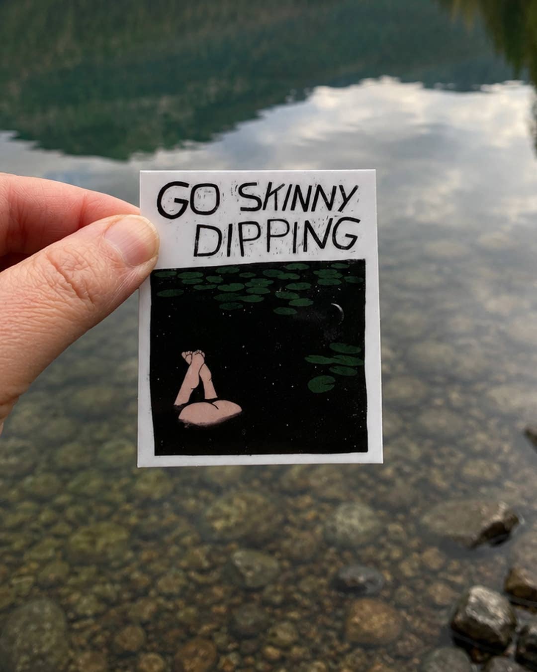 Go Skinny Dipping Sticker, photo 1 of 4